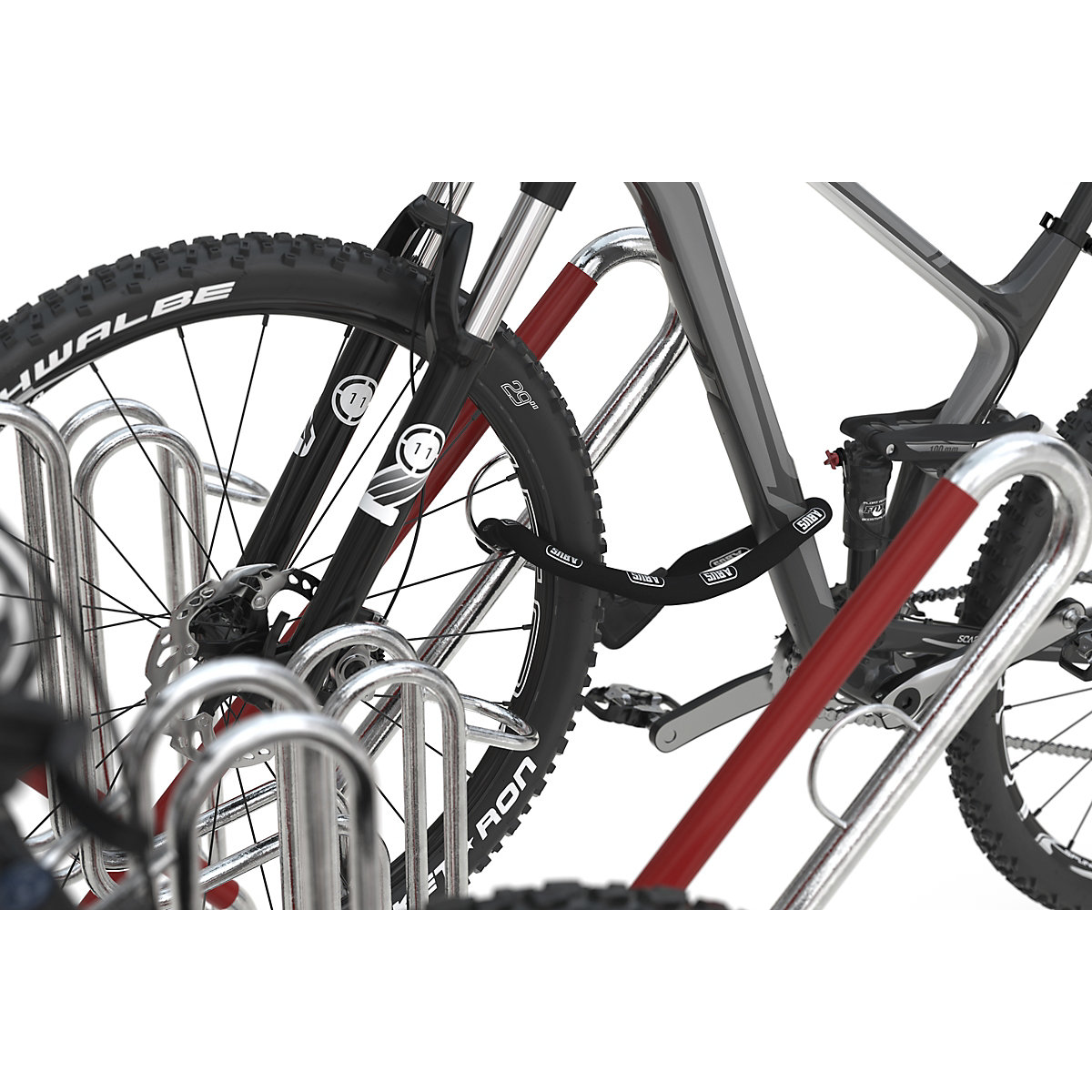 Lean-to bicycle rack – WSM (Product illustration 8)-7