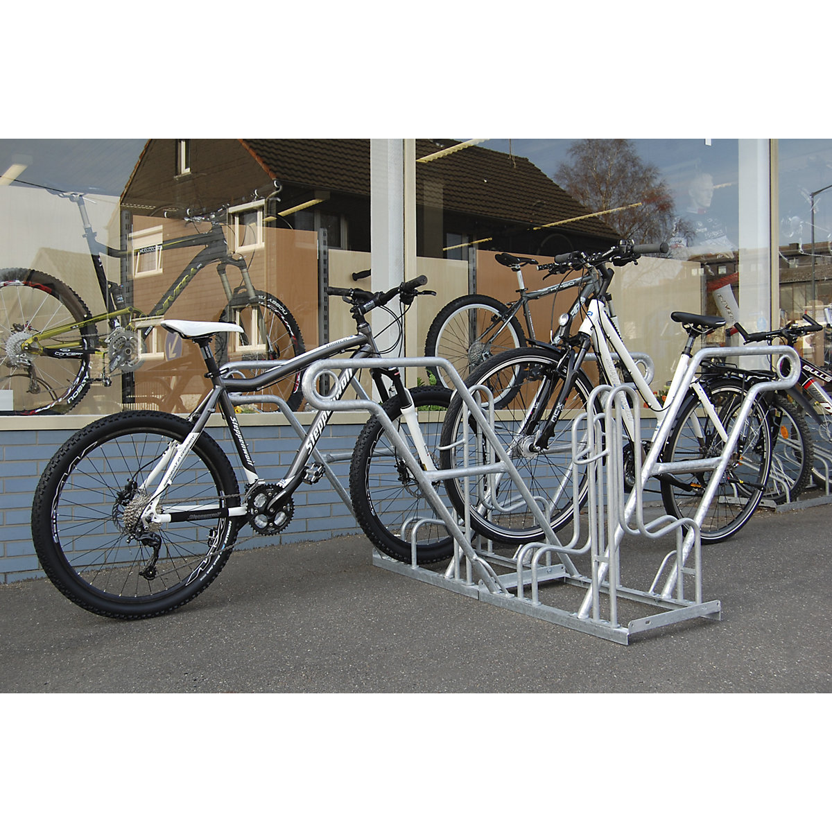 Lean-to bicycle rack – WSM (Product illustration 2)-1