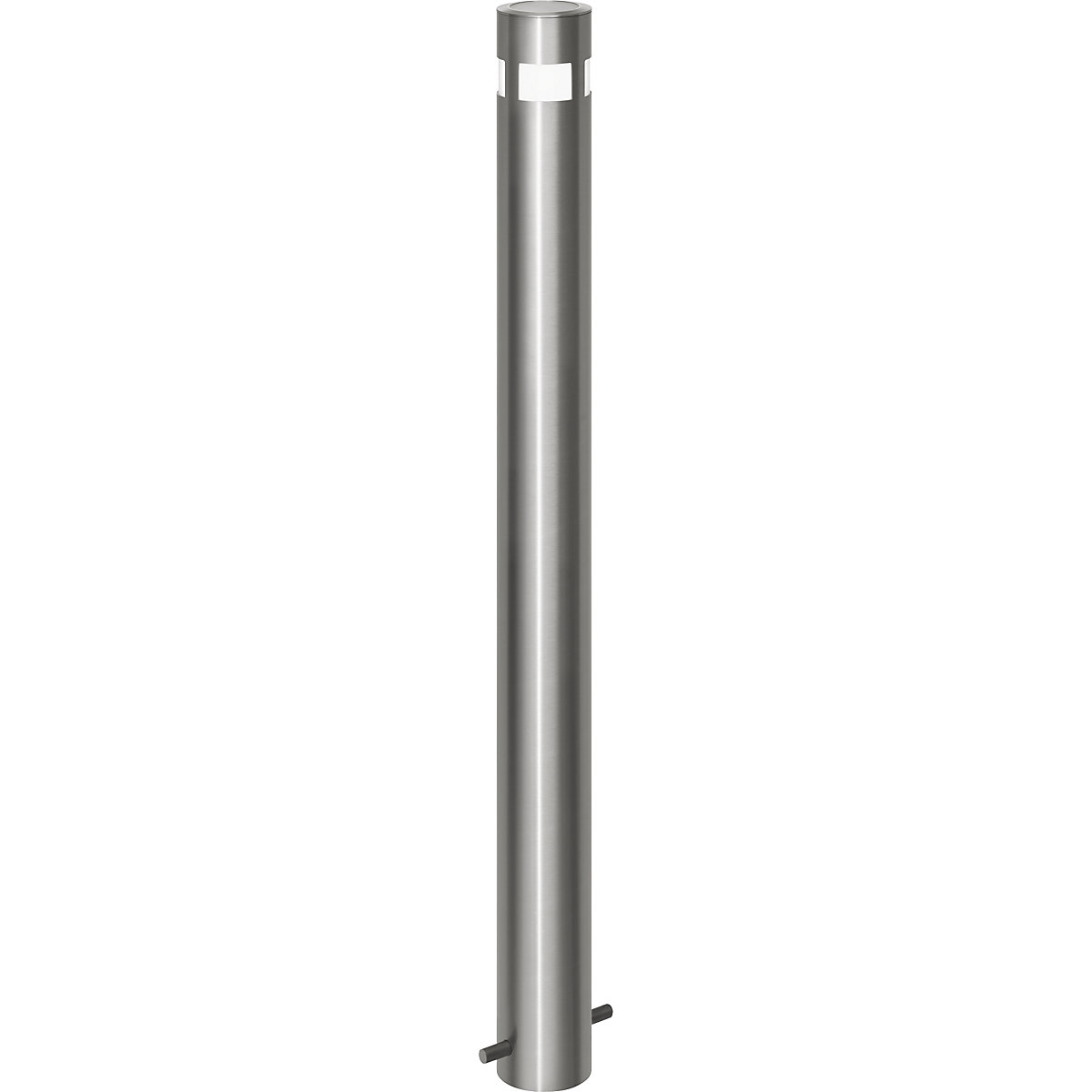 Stainless steel barrier post