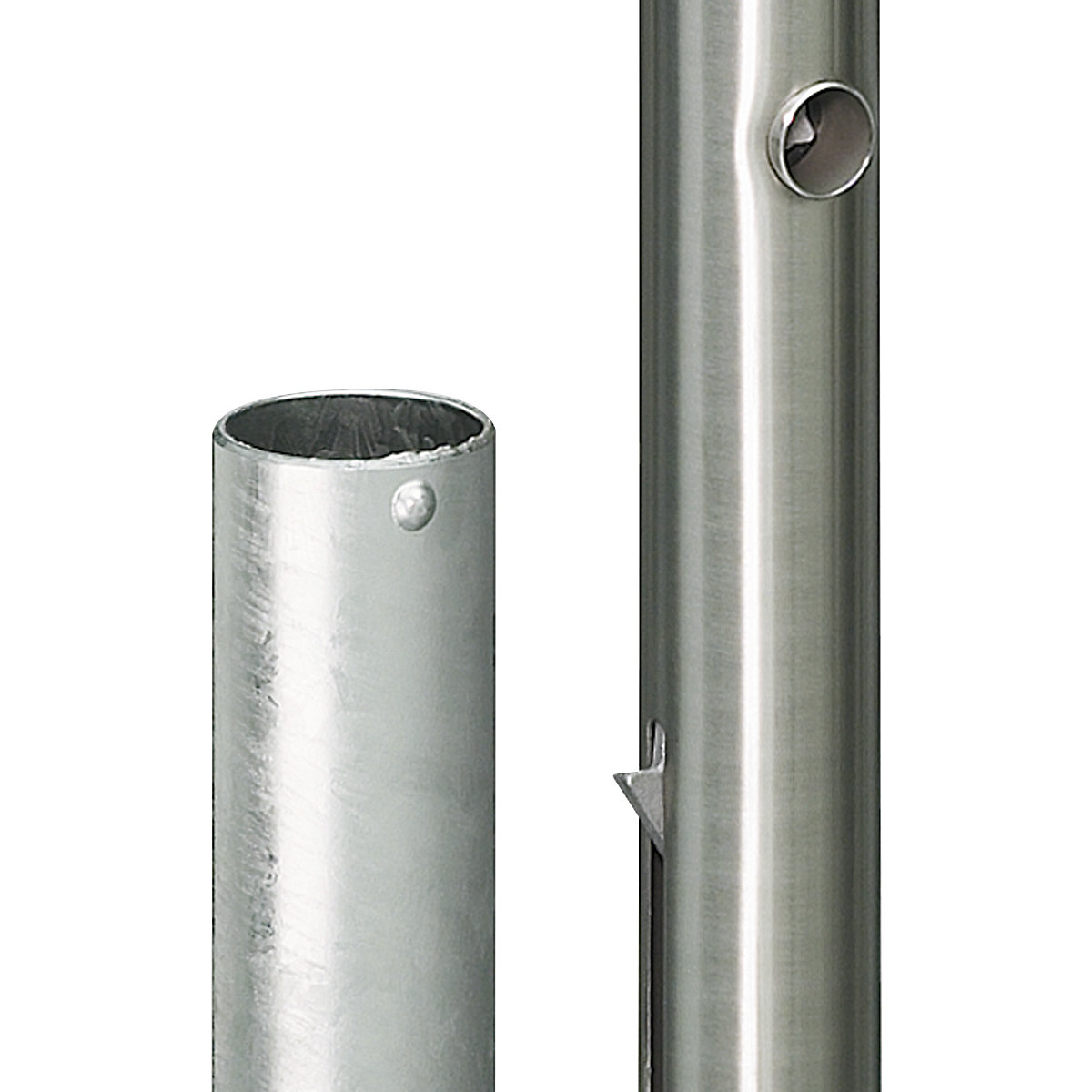 Stainless steel bollard – Moravia (Product illustration 3)-2