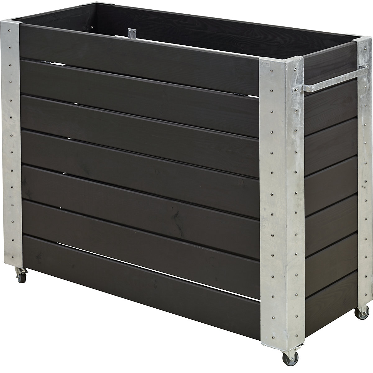 Planter box with castors