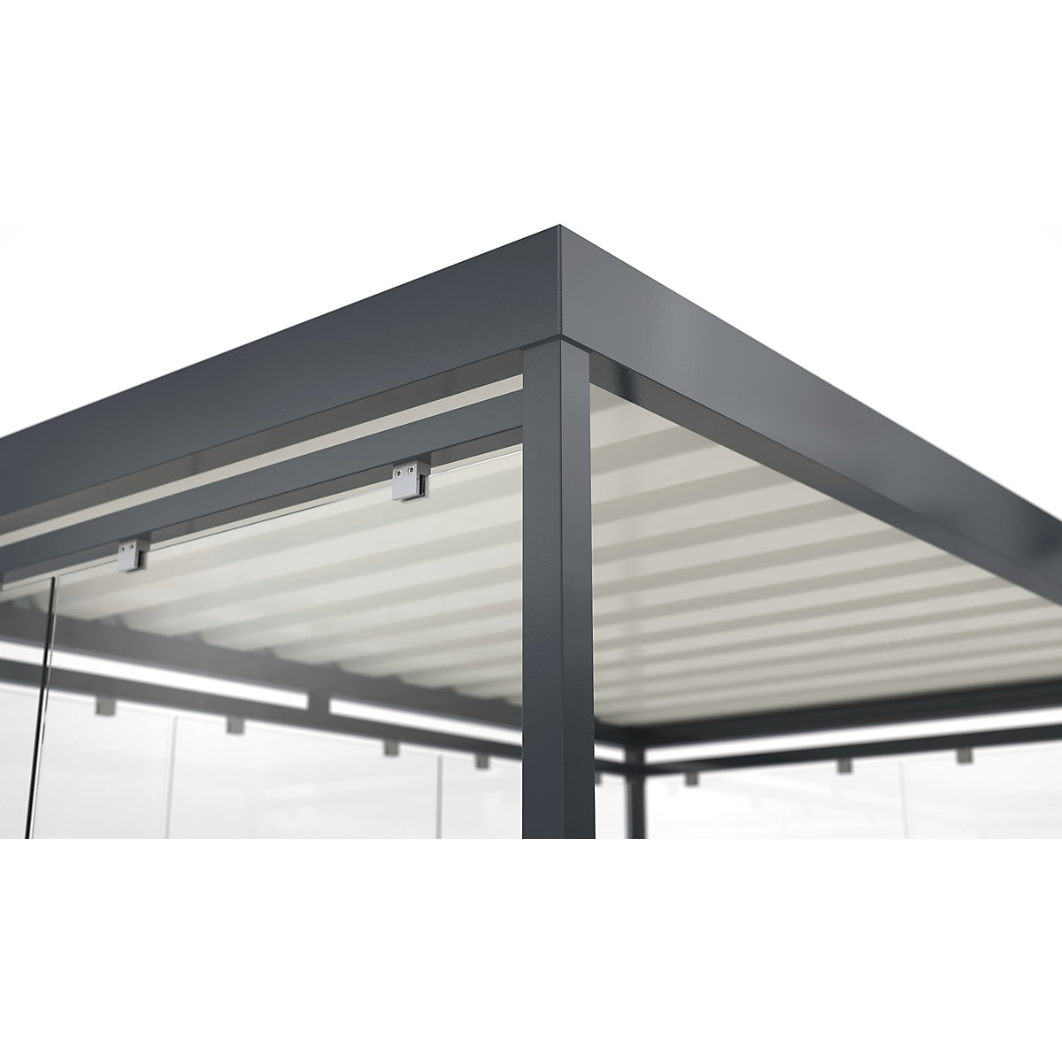 Canopy Köln with steel roof – WSM (Product illustration 3)-2