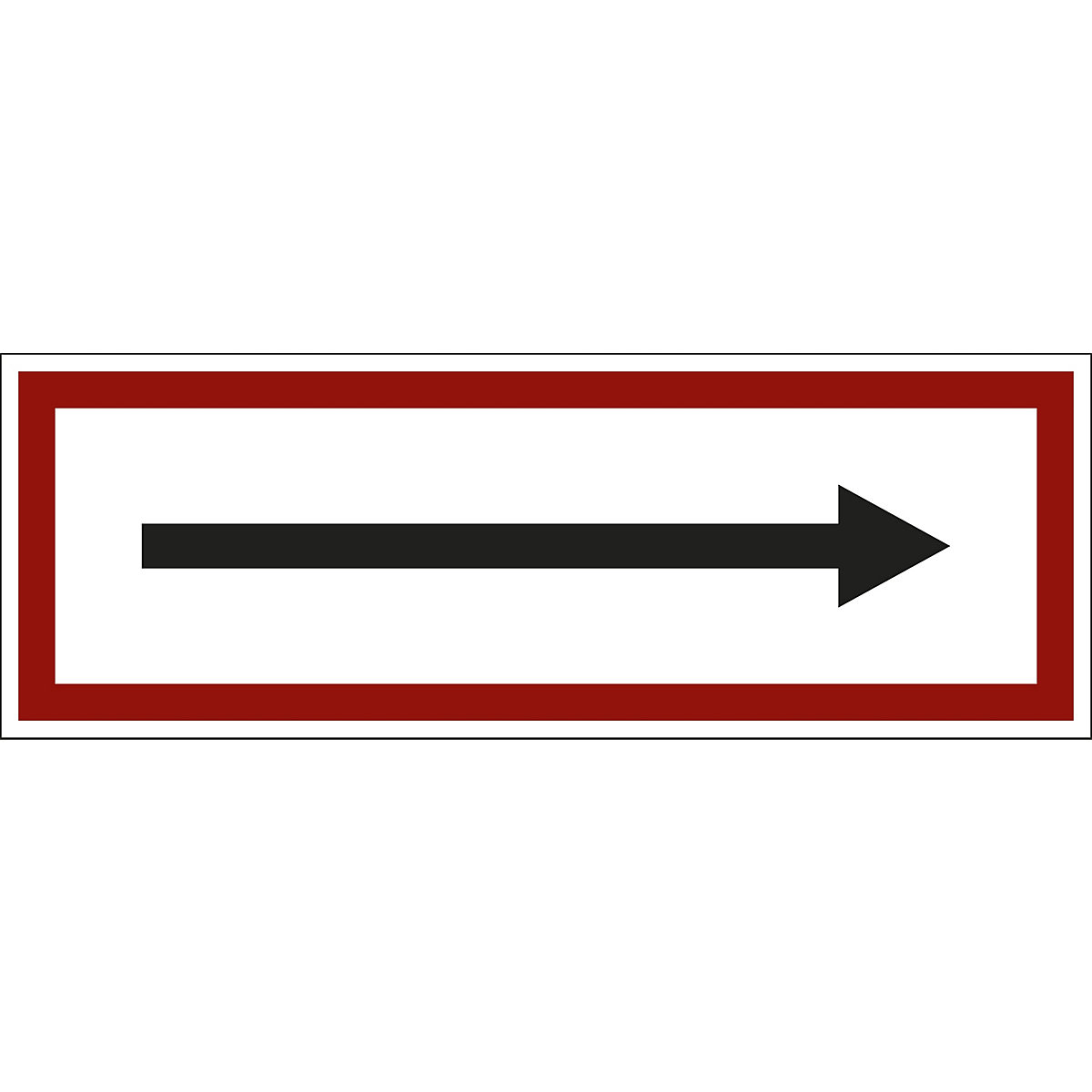 Fire safety sign for the fire brigade