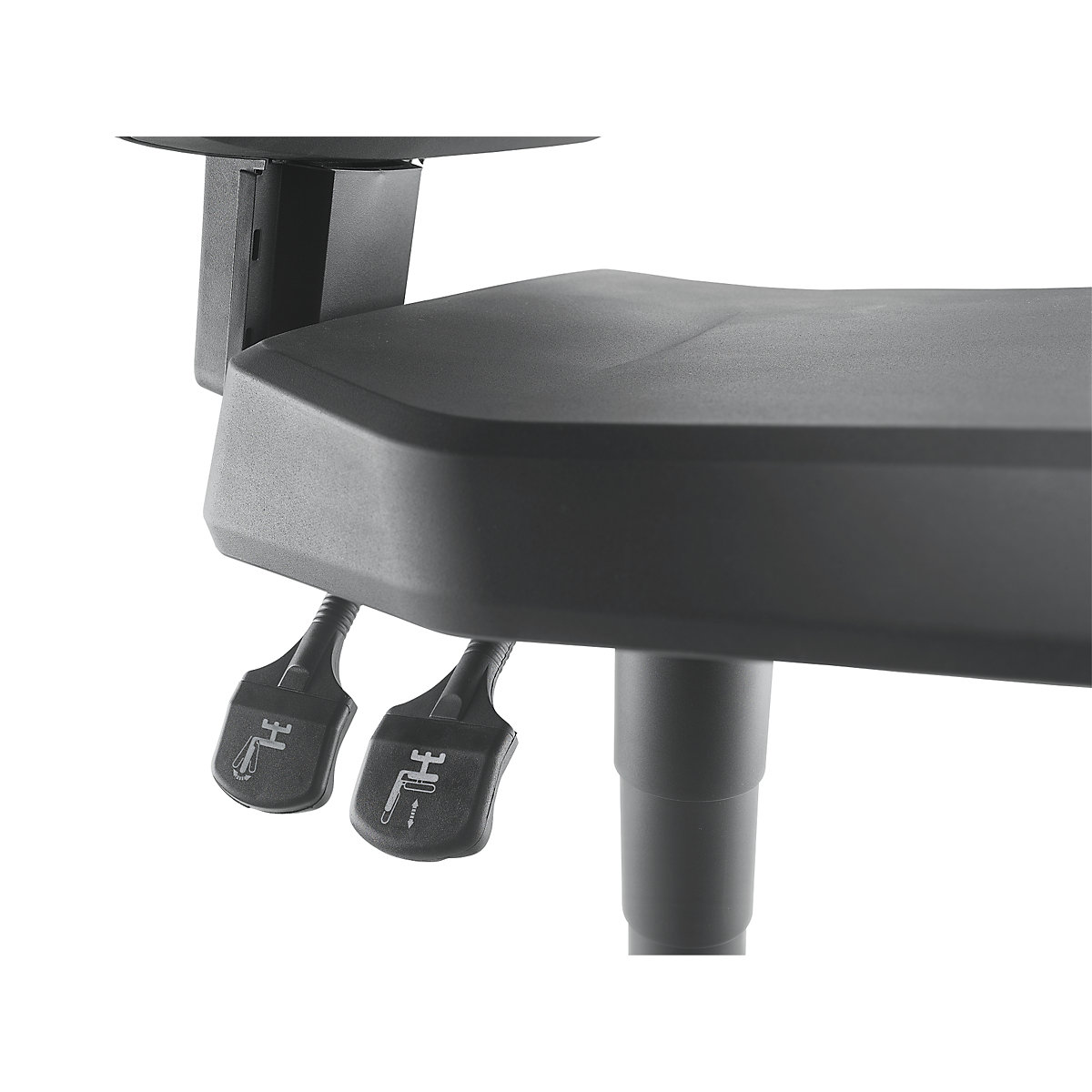 Industrial swivel chair – bimos (Product illustration 4)-3