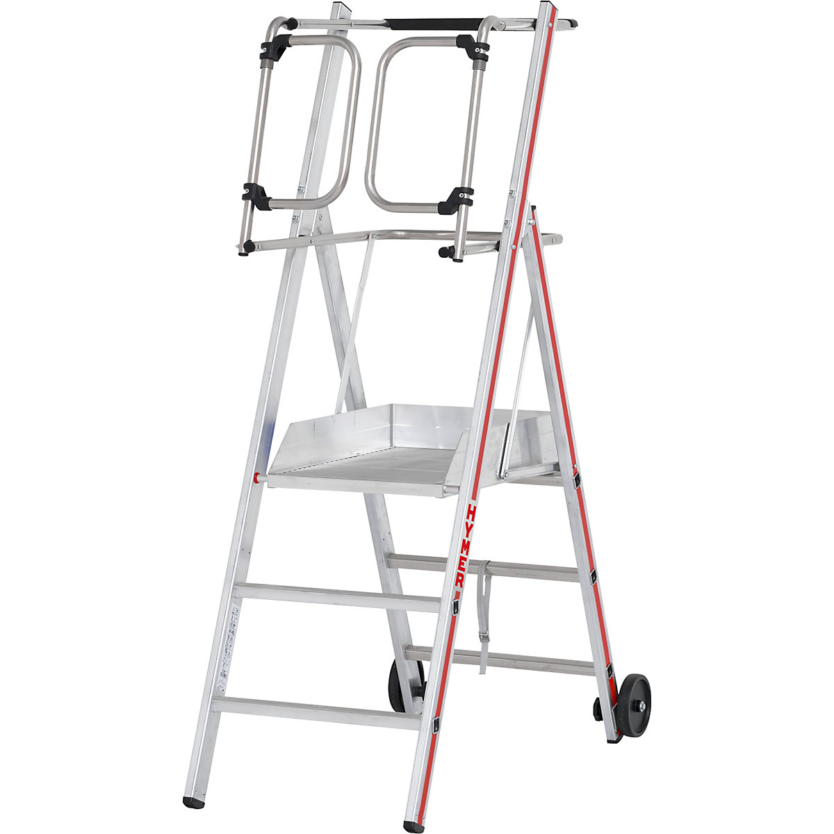 Aluminium folding safety steps - HYMER