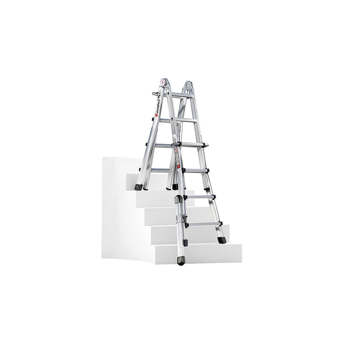 Alu-Vario folding ladder – euroline (Product illustration 3)-2