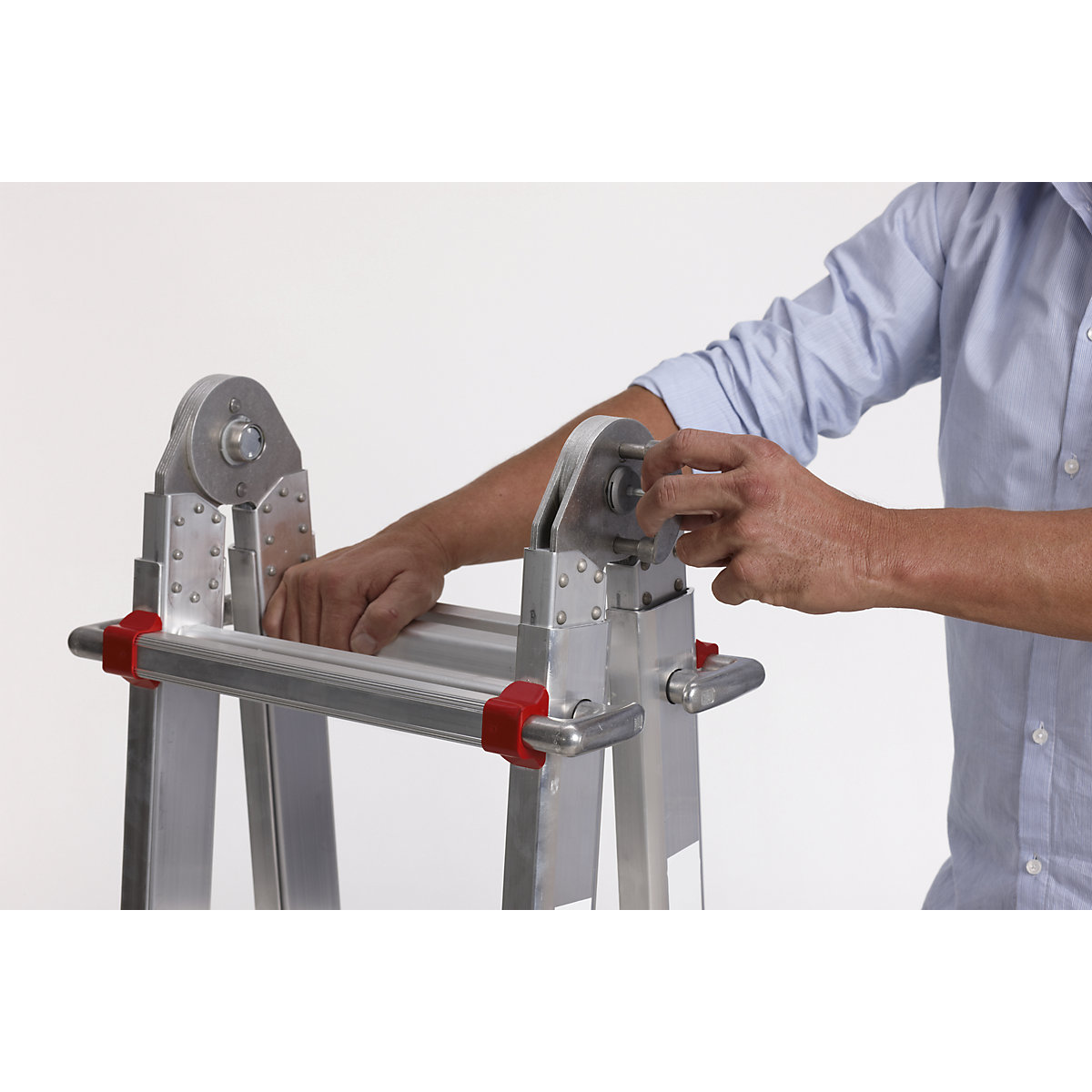 Telescopic folding ladder (Product illustration 8)-7