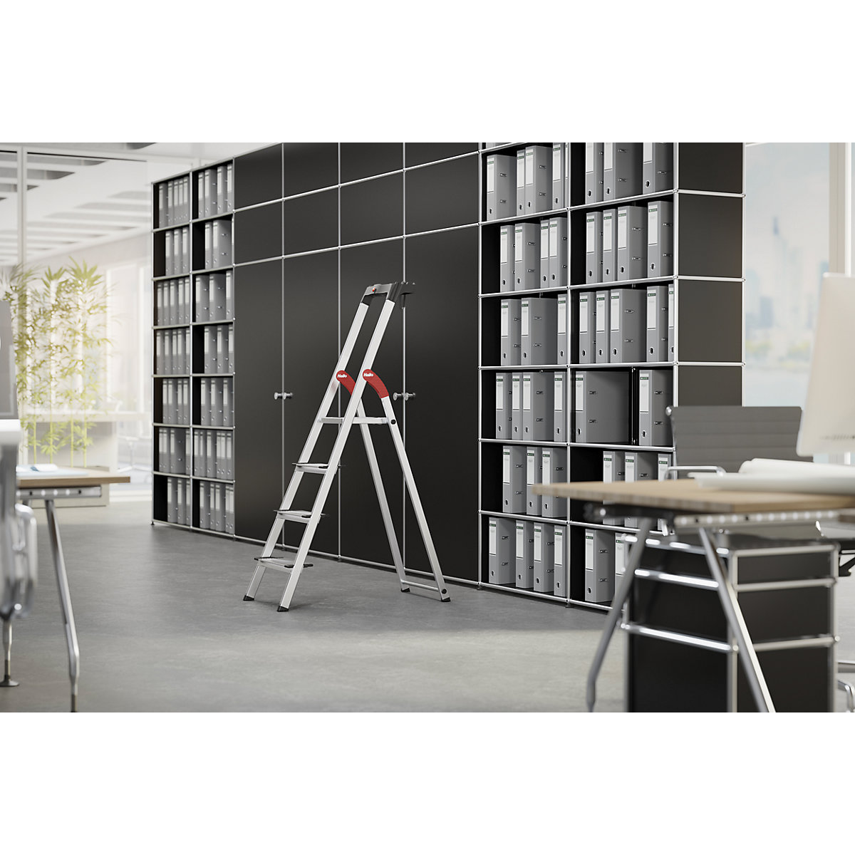 ComfortLine L80 aluminium step ladder – Hailo (Product illustration 7)-6