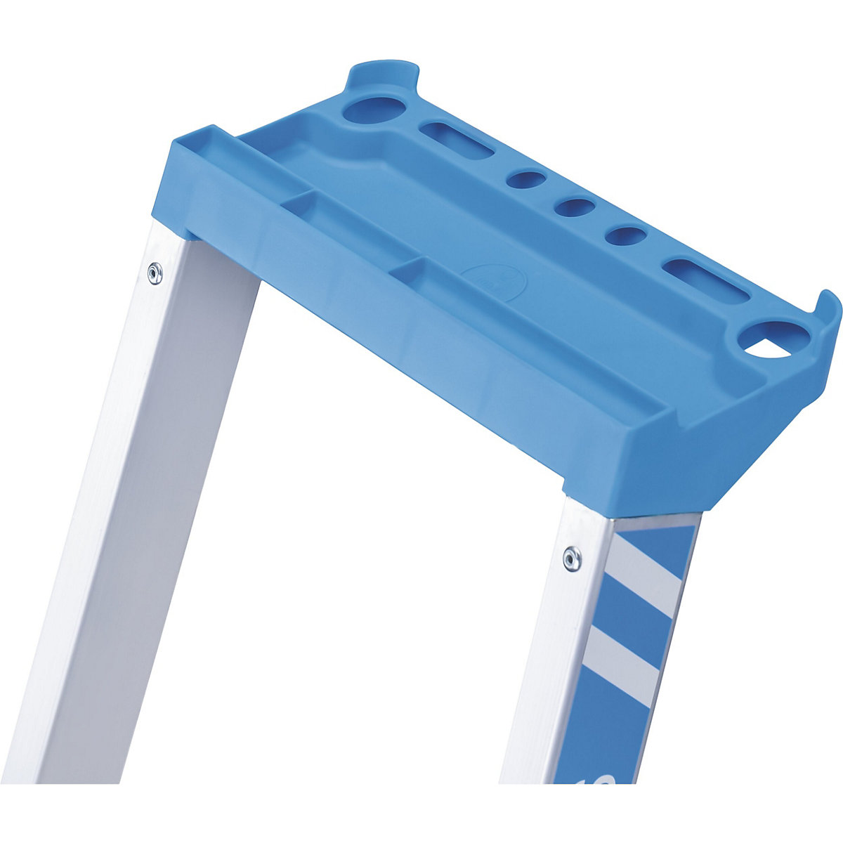 Folding step ladder, single sided access – ZARGES (Product illustration 4)-3