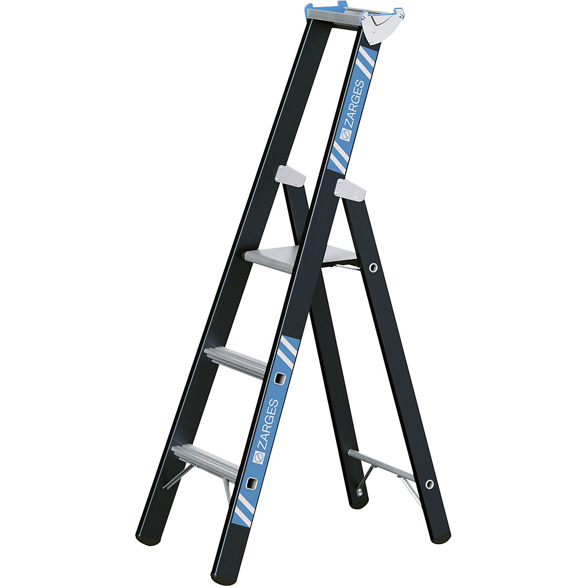 Heavy duty step ladder - ZARGES