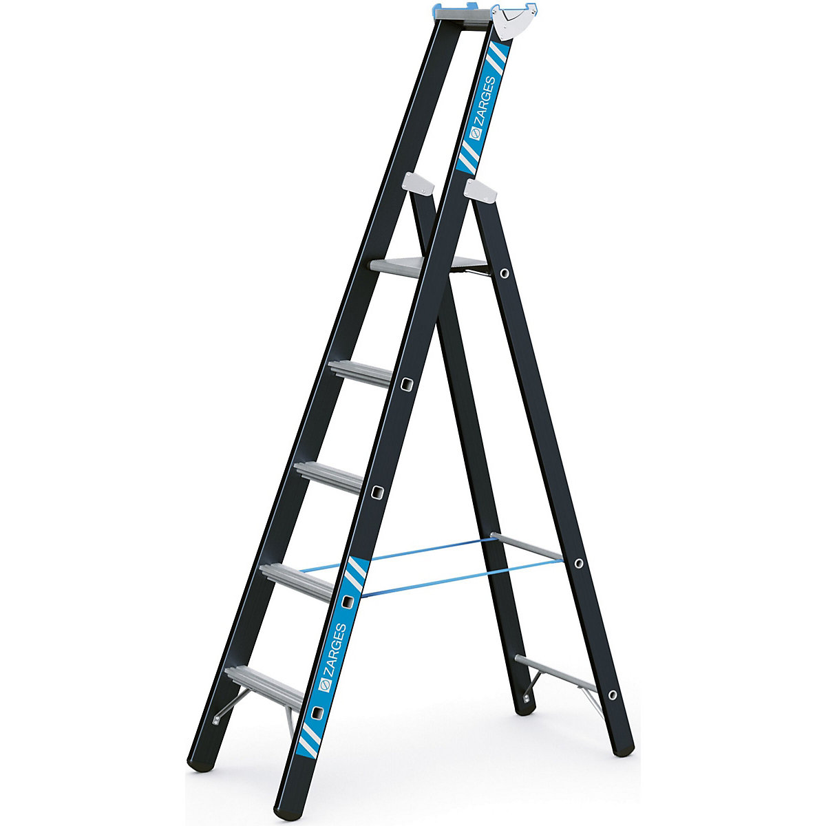 Heavy duty step ladder - ZARGES