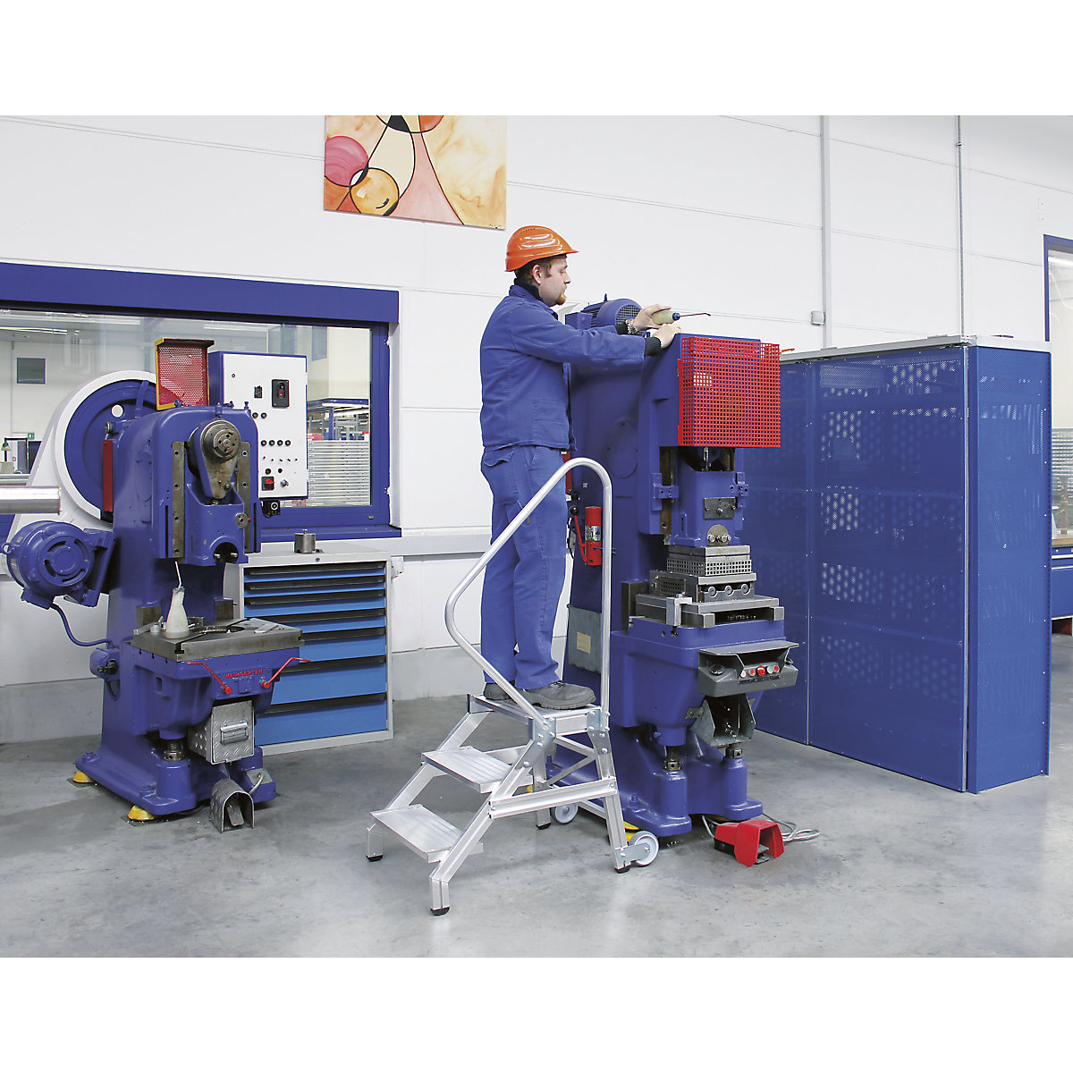 Heavy duty machine steps – eurokraft pro (Product illustration 3)-2