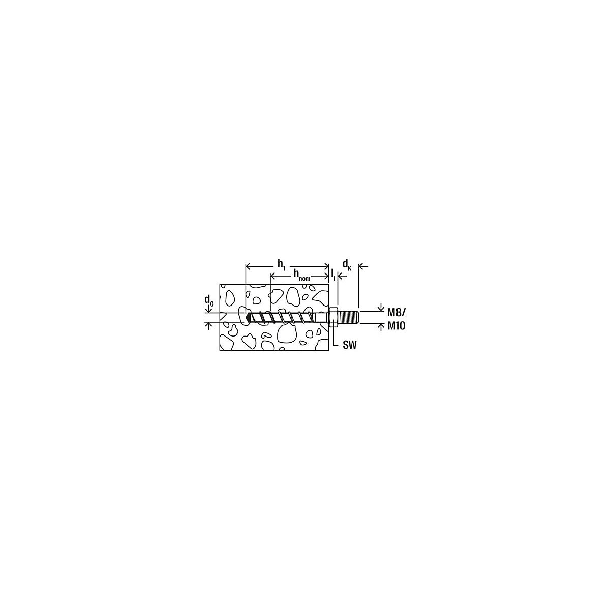 ULTRACUT FBS II concrete screw, external thread – fischer (Product illustration 7)-6