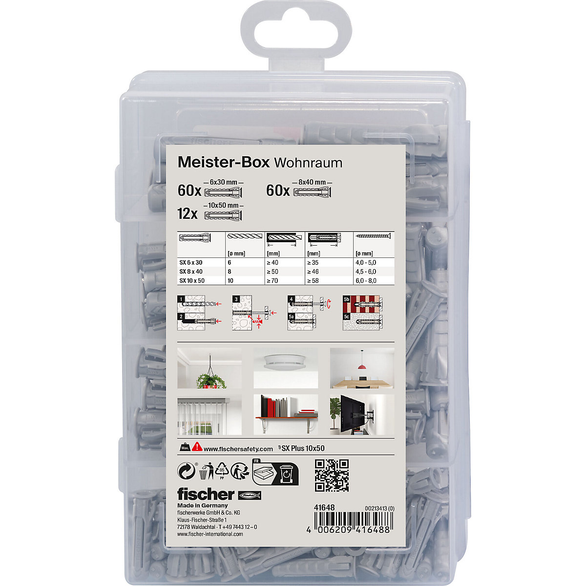 MEISTER-box living area plug set – fischer (Product illustration 2)-1