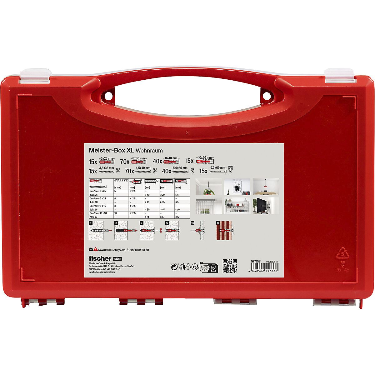 Master box XL + screws – fischer (Product illustration 3)-2