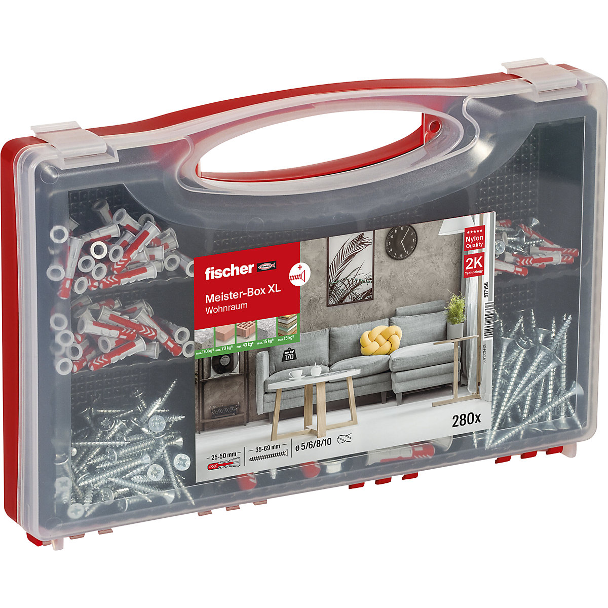 Master box XL + screws – fischer