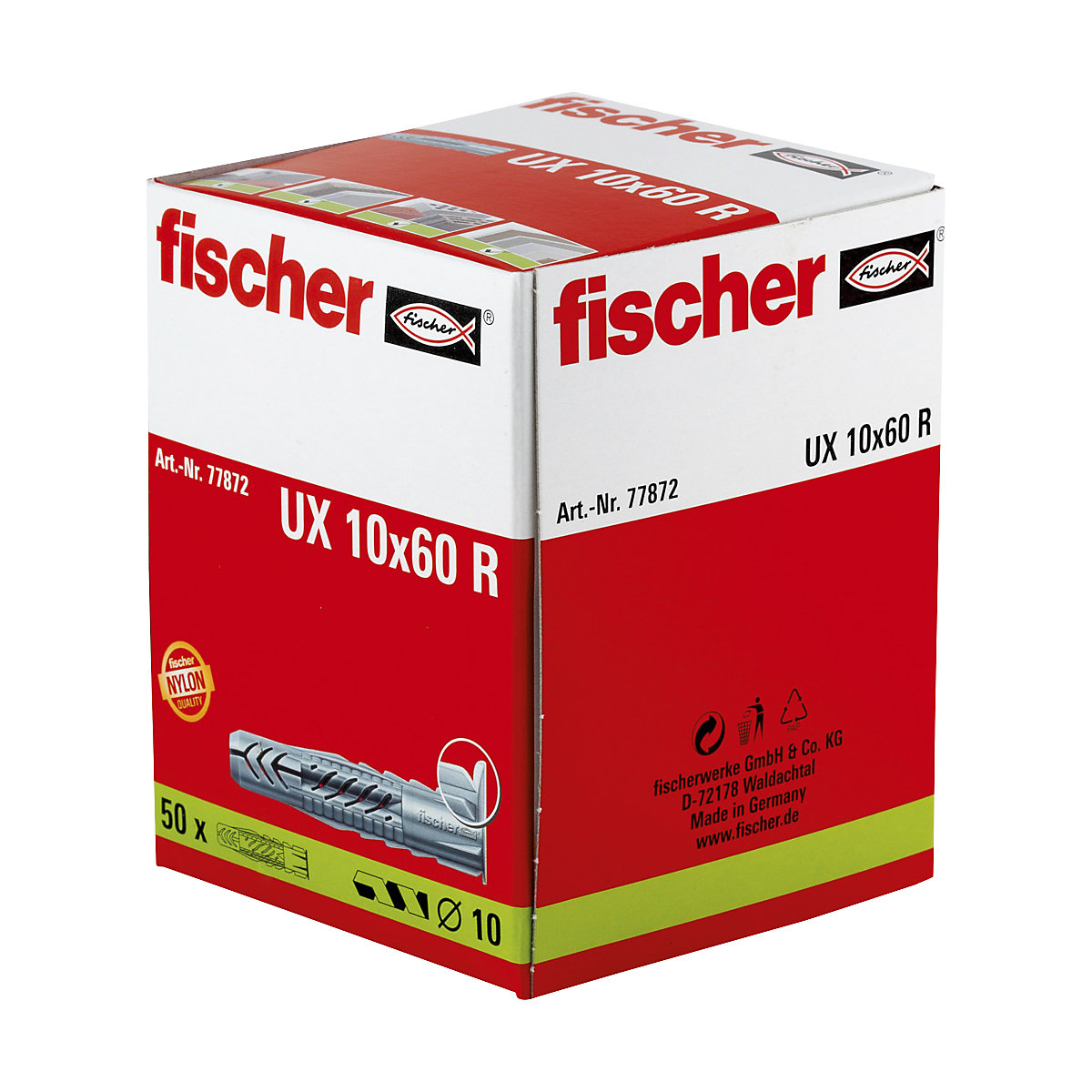 Universal wall plug UX – fischer (Product illustration 5)-4