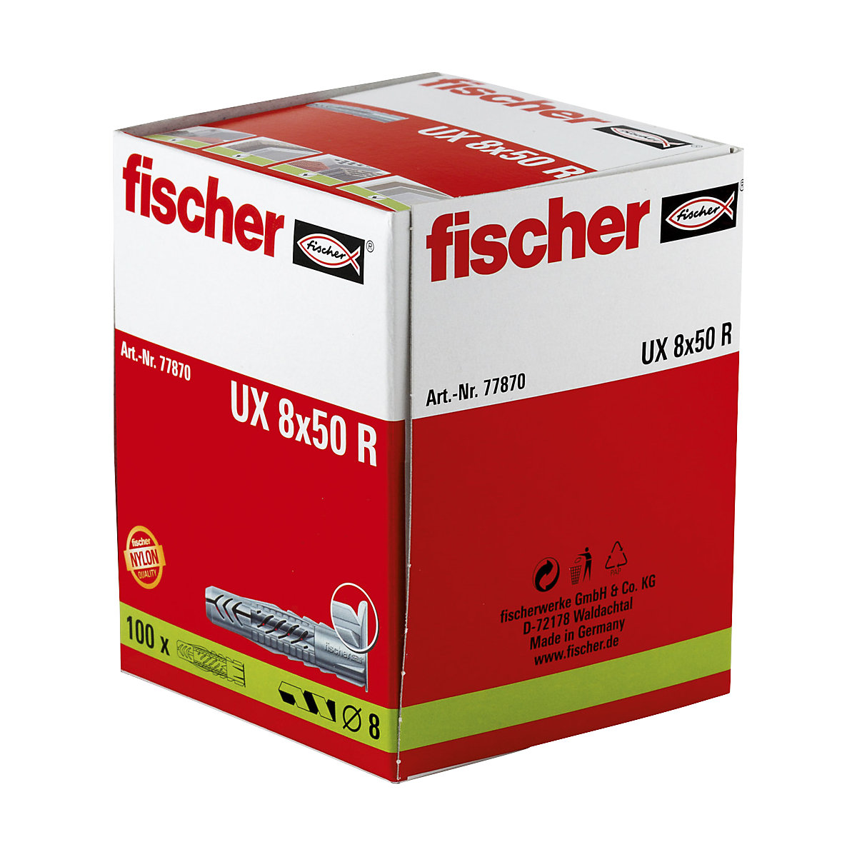 Universal wall plug UX – fischer (Product illustration 5)-4