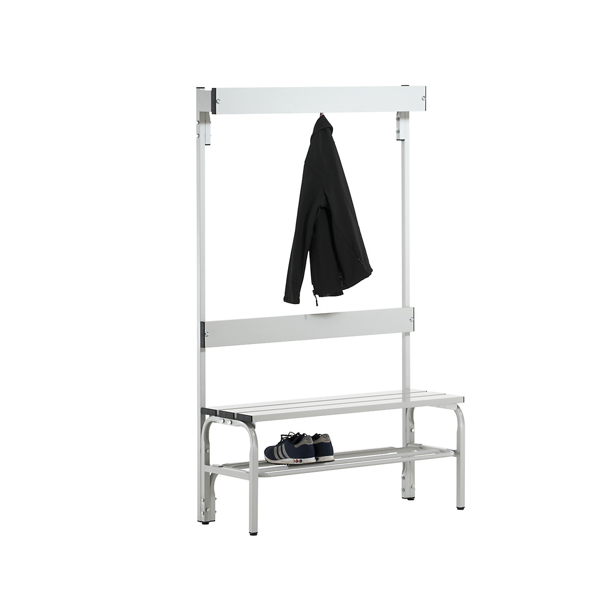 Changing room bench with aluminium slats – Sypro (Product illustration 3)-2