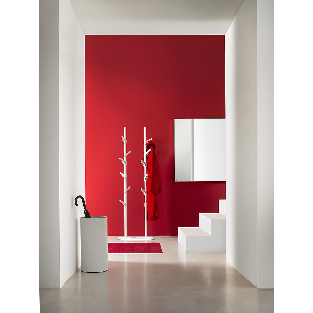 Coat stand, height adjustable (Product illustration 2)-1