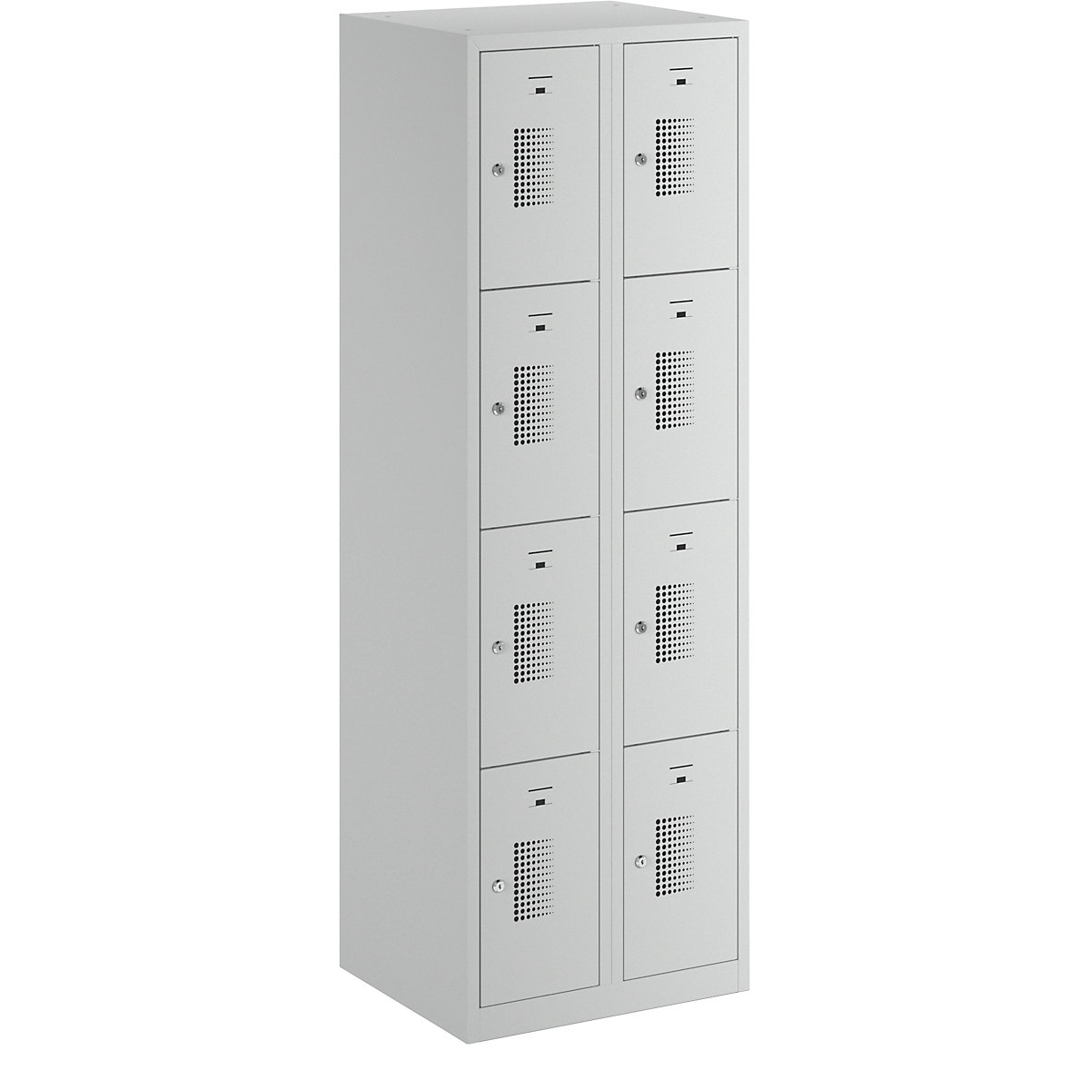 Amsterdam 4-fold compartment locker - eurokraft basic