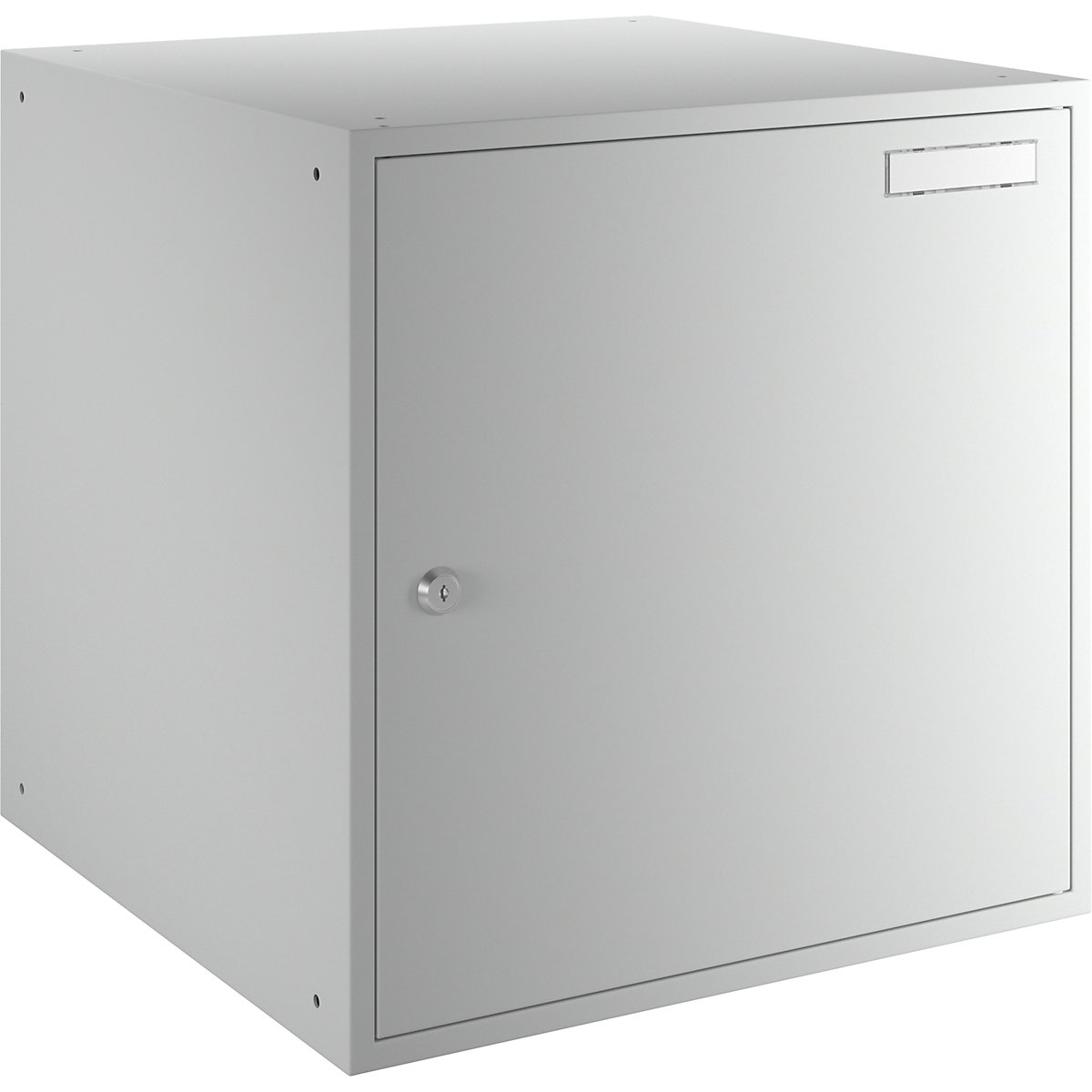 Cube locker, solid sheet metal door – eurokraft basic