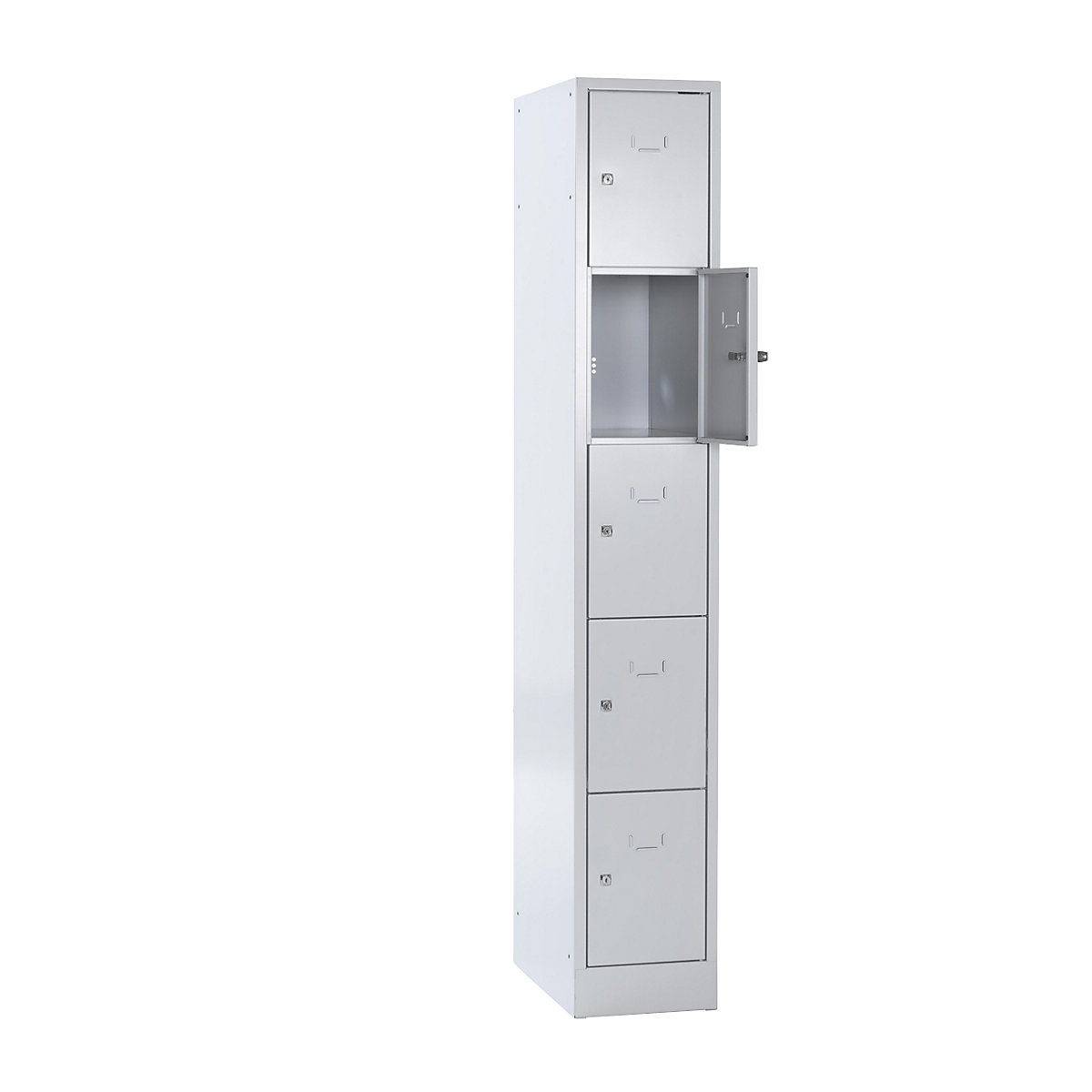 Dresden 5-fold compartment locker – Wolf (Product illustration 2)-1