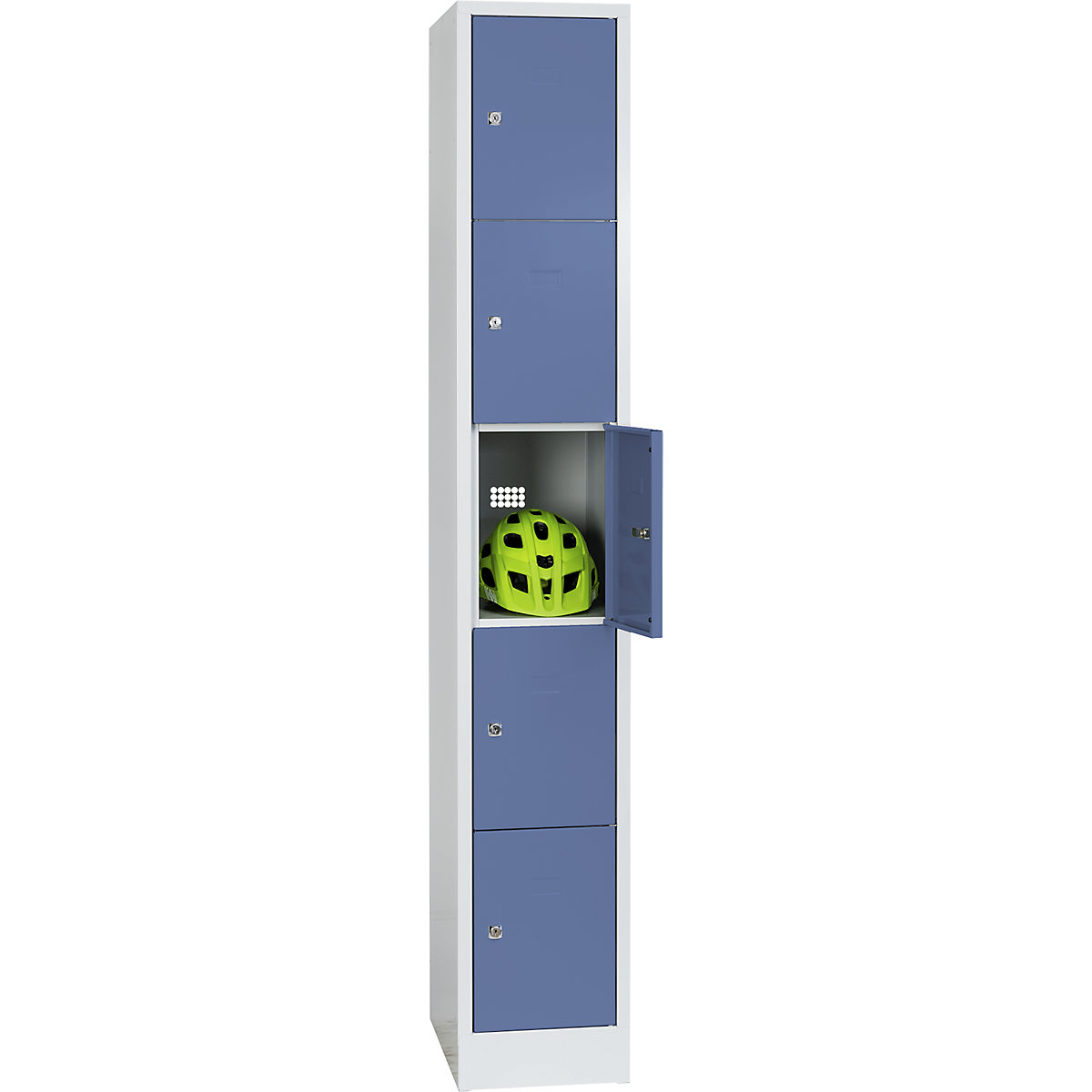 Dresden 5-fold compartment locker – Wolf (Product illustration 3)-2