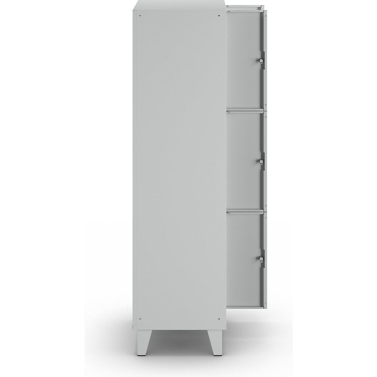 Munich 3-fold compartment locker – Wolf (Product illustration 5)-4