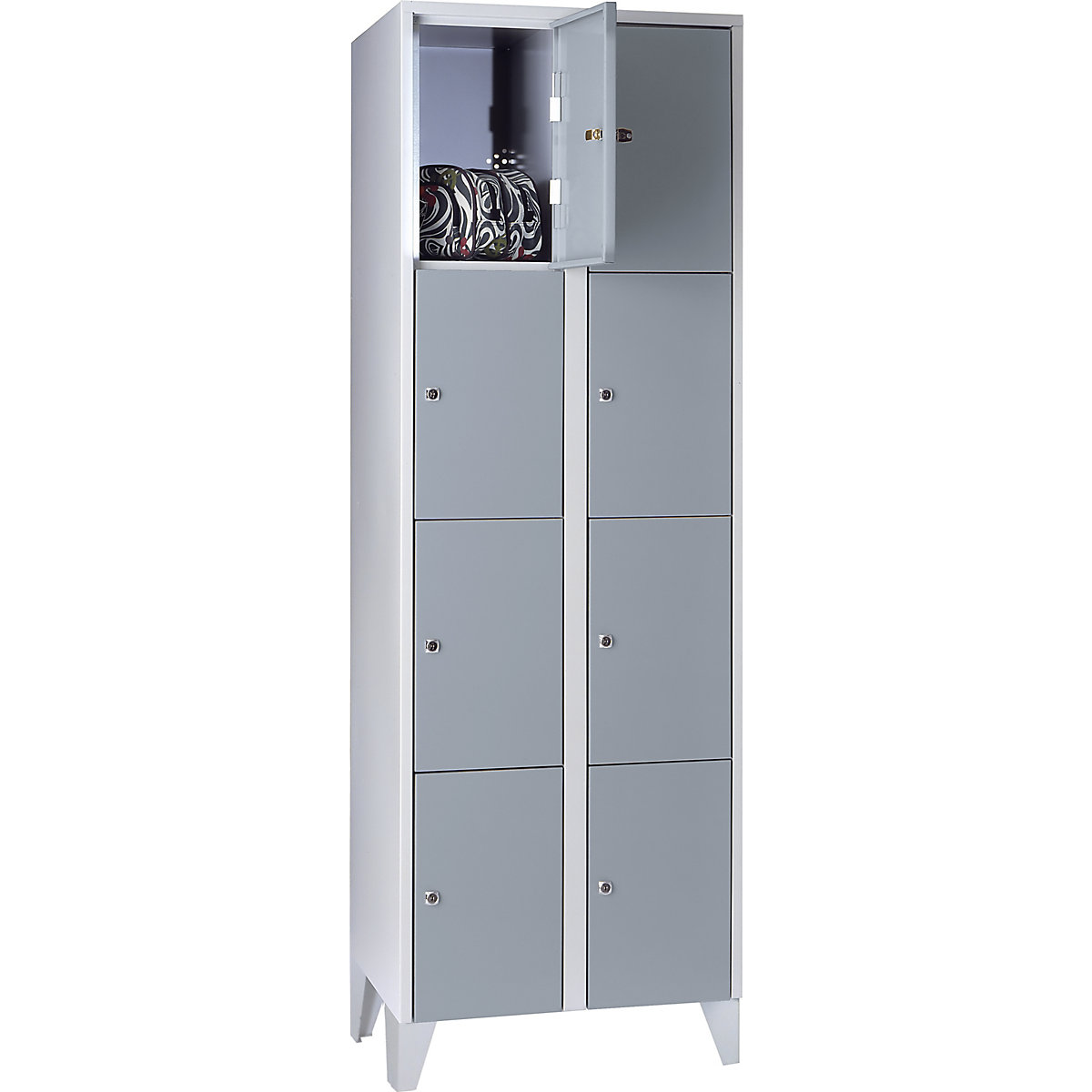Munich 4-fold compartment locker – Wolf (Product illustration 3)-2