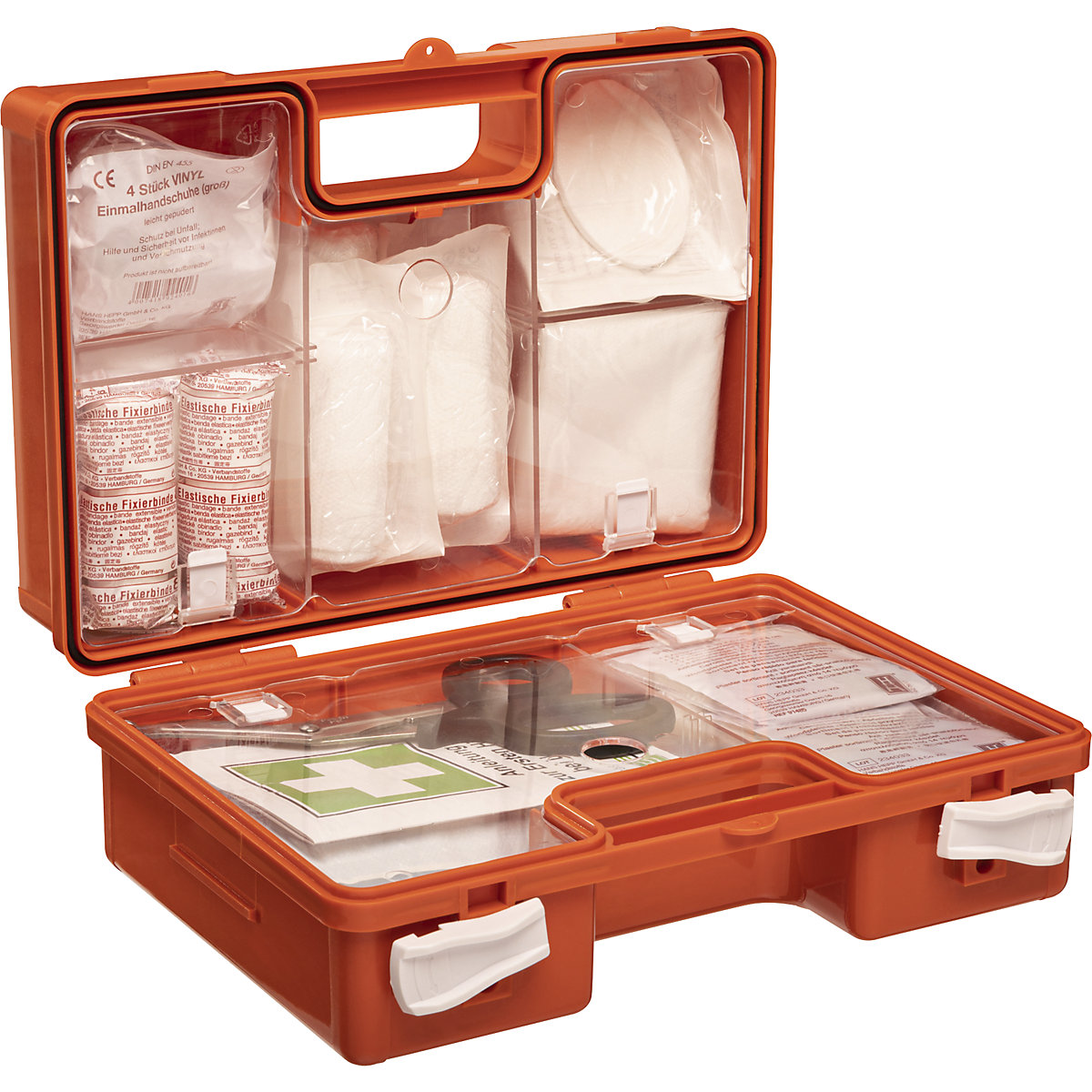 First aid case, DIN 13157 compliant