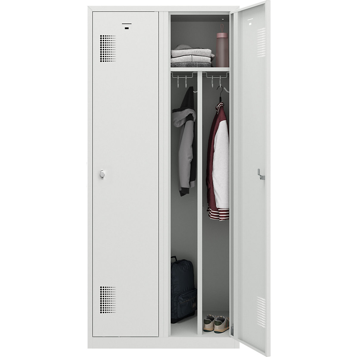 Amsterdam clean and dirty locker – eurokraft basic (Product illustration 7)-6