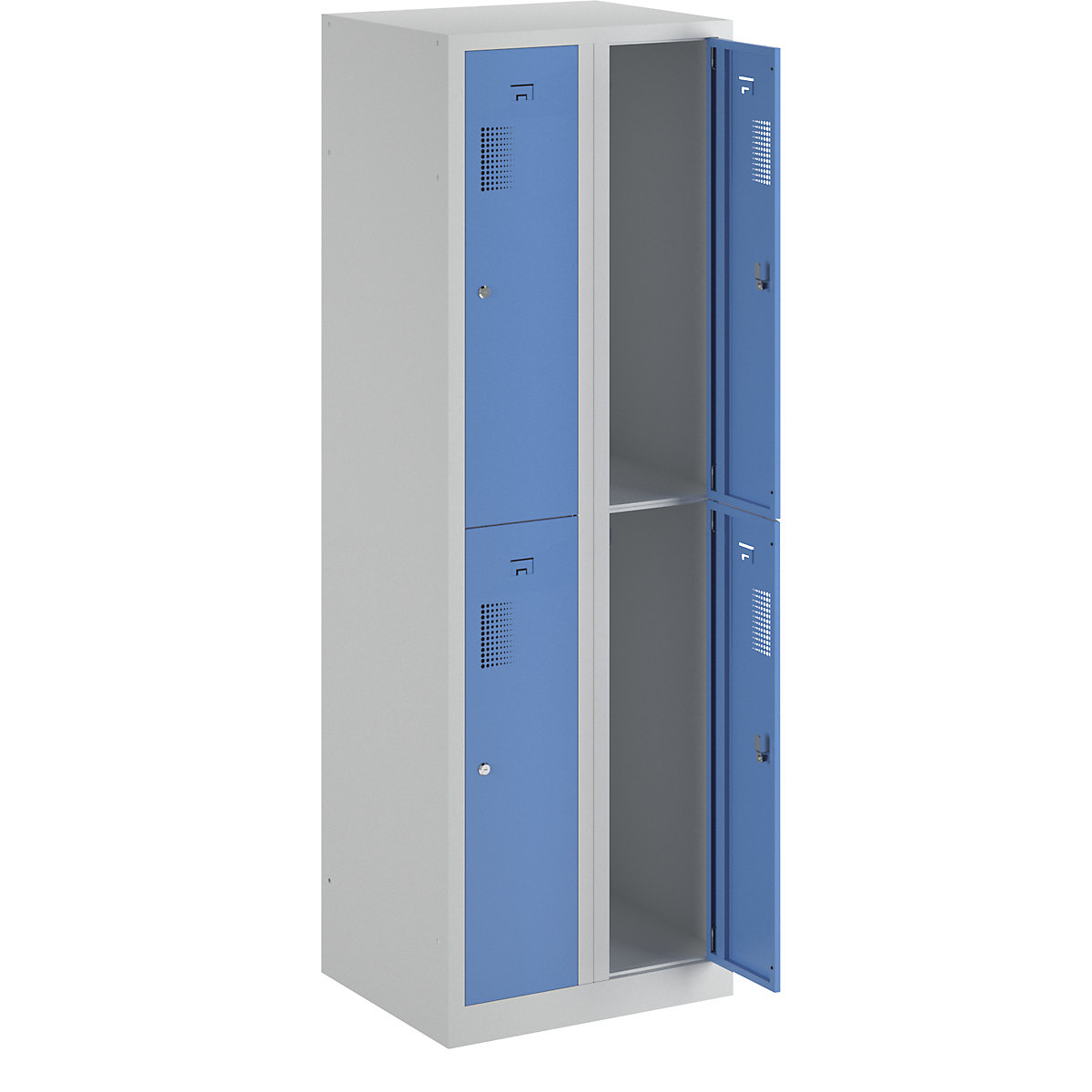 Amsterdam double deck clothes locker - eurokraft basic