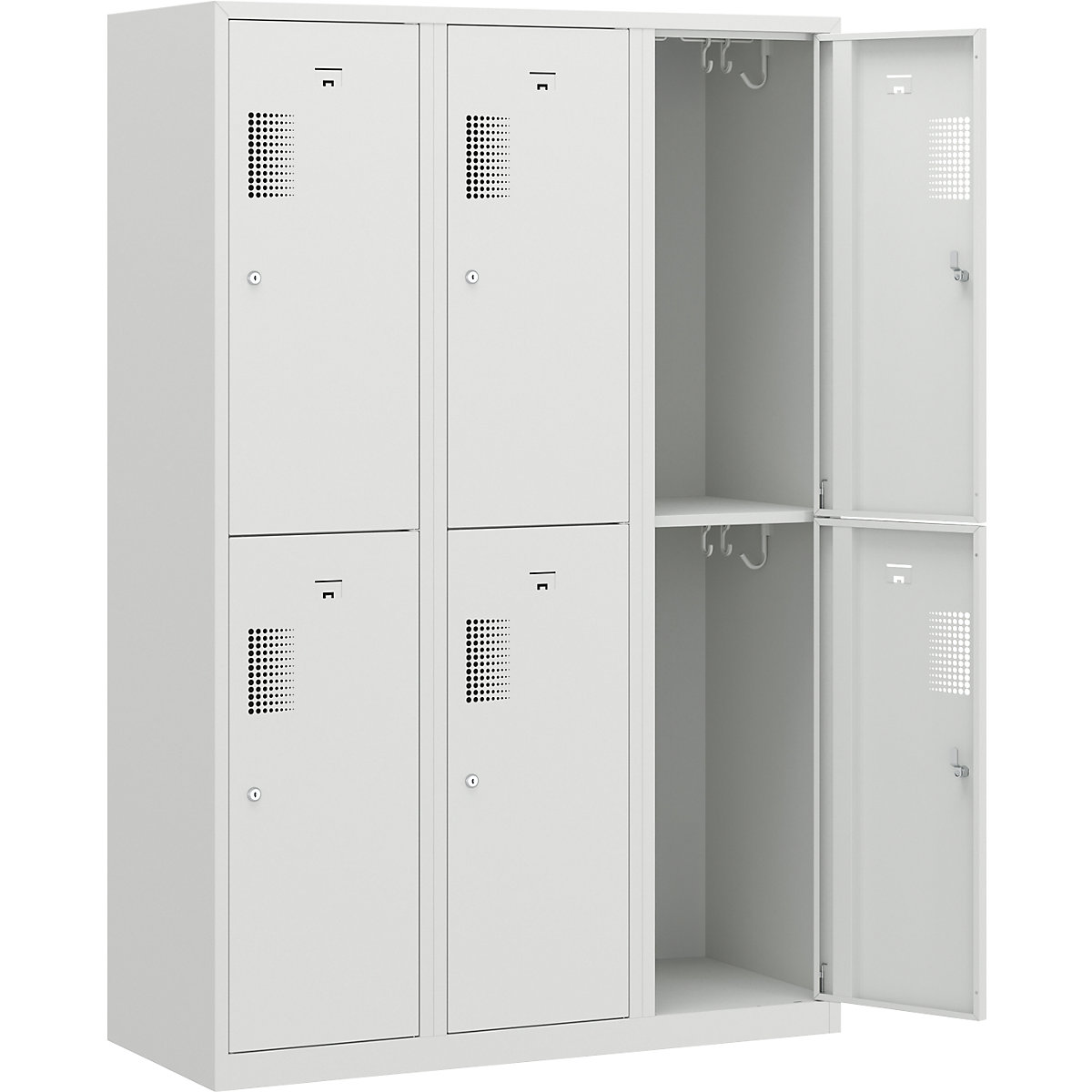 Amsterdam double deck clothes locker - eurokraft basic