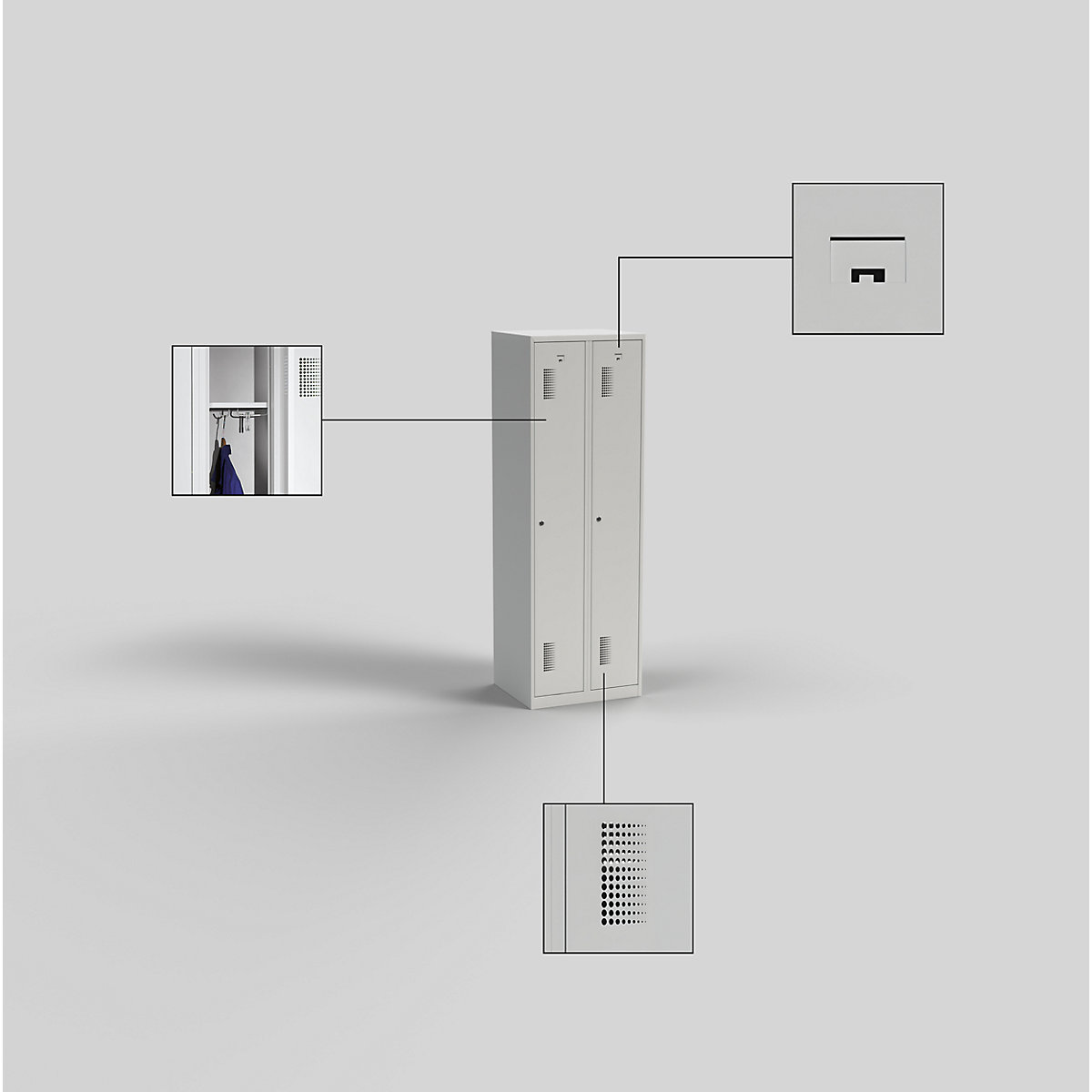 Amsterdam locker – eurokraft basic (Product illustration 8)-7