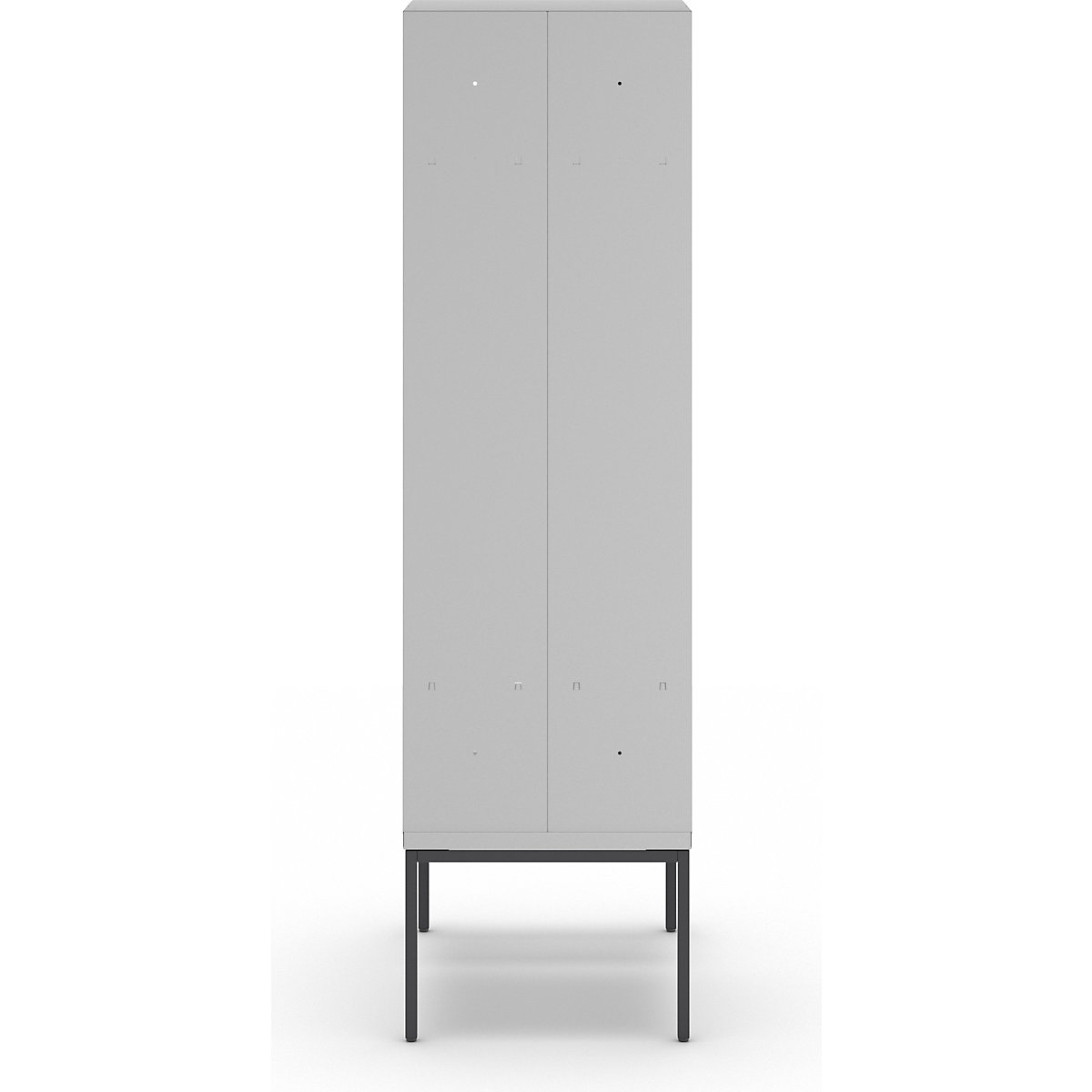 Berlin 1 bench seat clothes locker – Wolf (Product illustration 5)-4