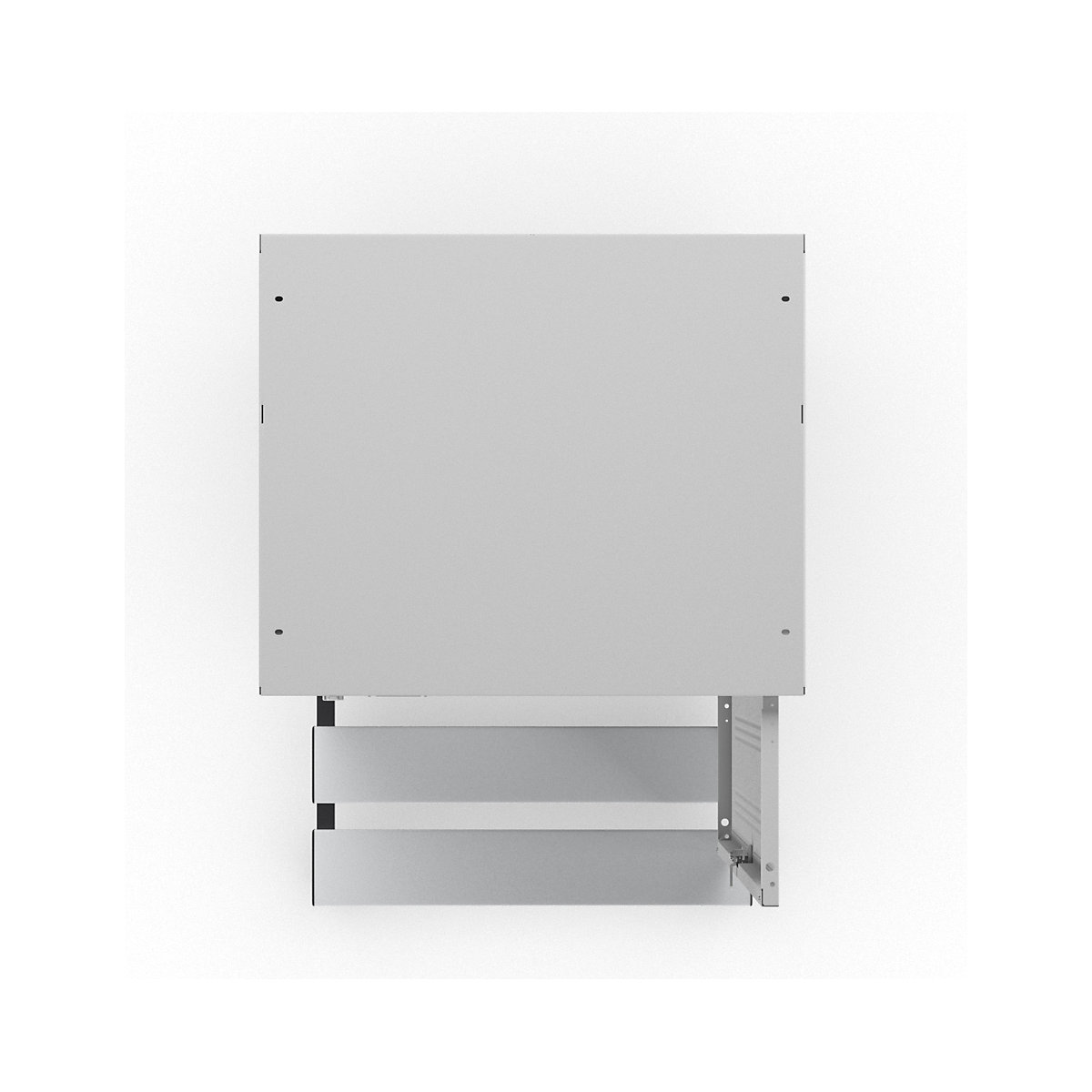 Berlin 1 bench seat clothes locker – Wolf (Product illustration 6)-5