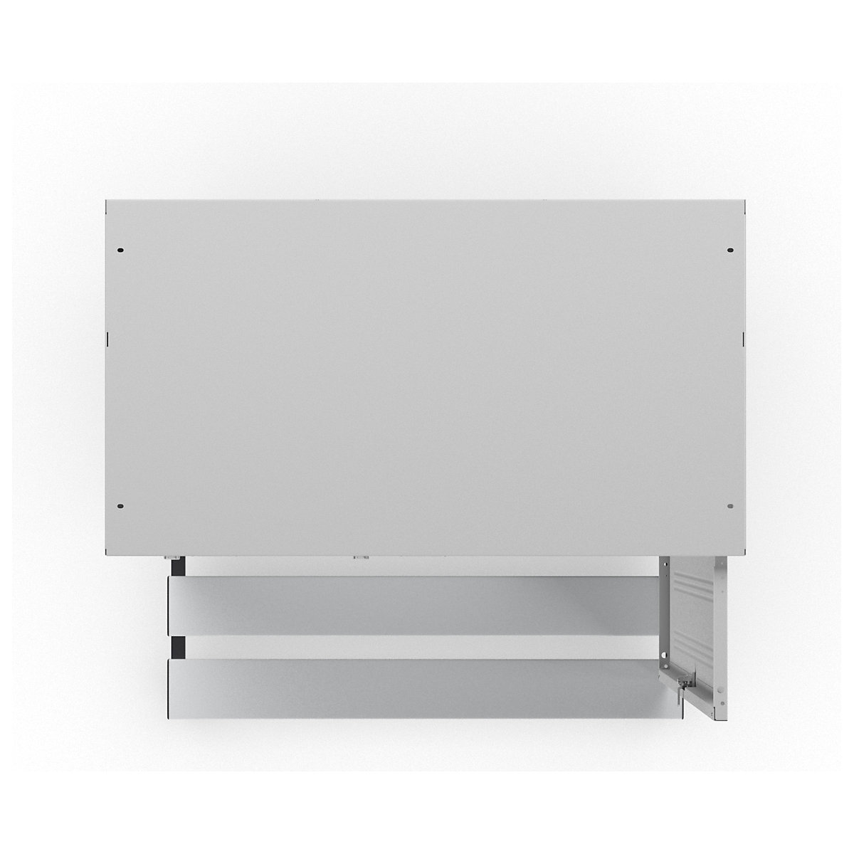 Berlin 1 bench seat clothes locker – Wolf (Product illustration 7)-6