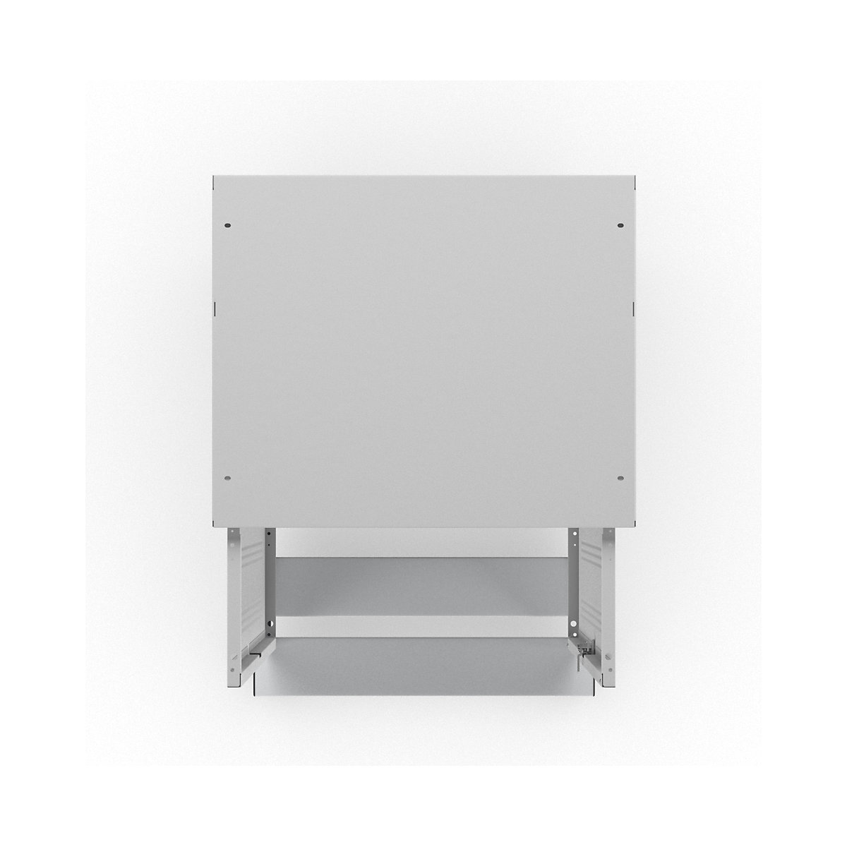 Berlin 1 clean and dirty locker with bench seat – Wolf (Product illustration 6)-5