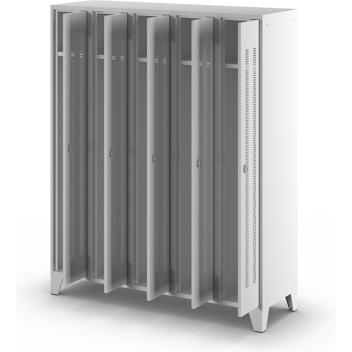 Berlin 1 clothes locker – Wolf (Product illustration 5)-4