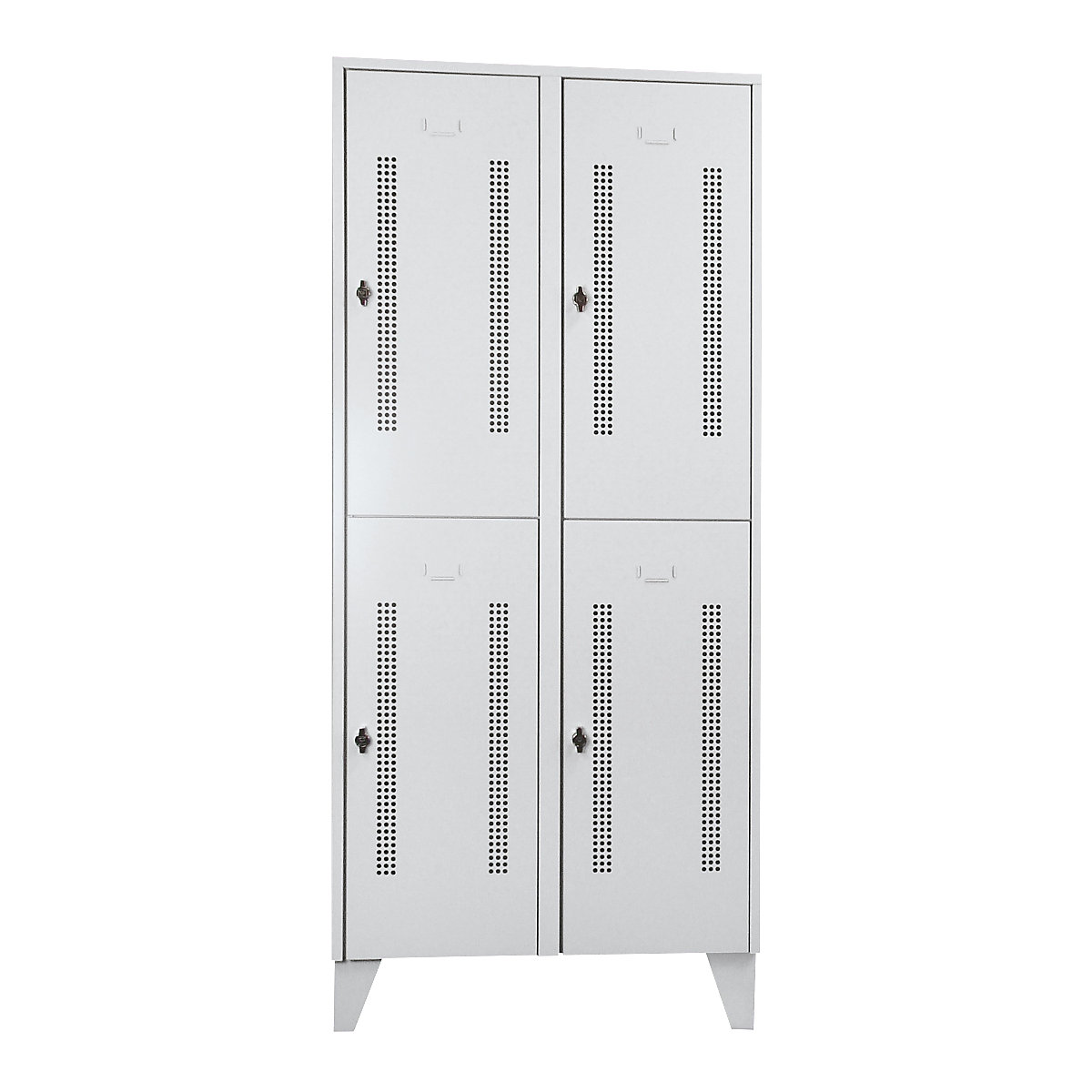 Berlin 1 double deck clothes locker – Wolf (Product illustration 7)-6