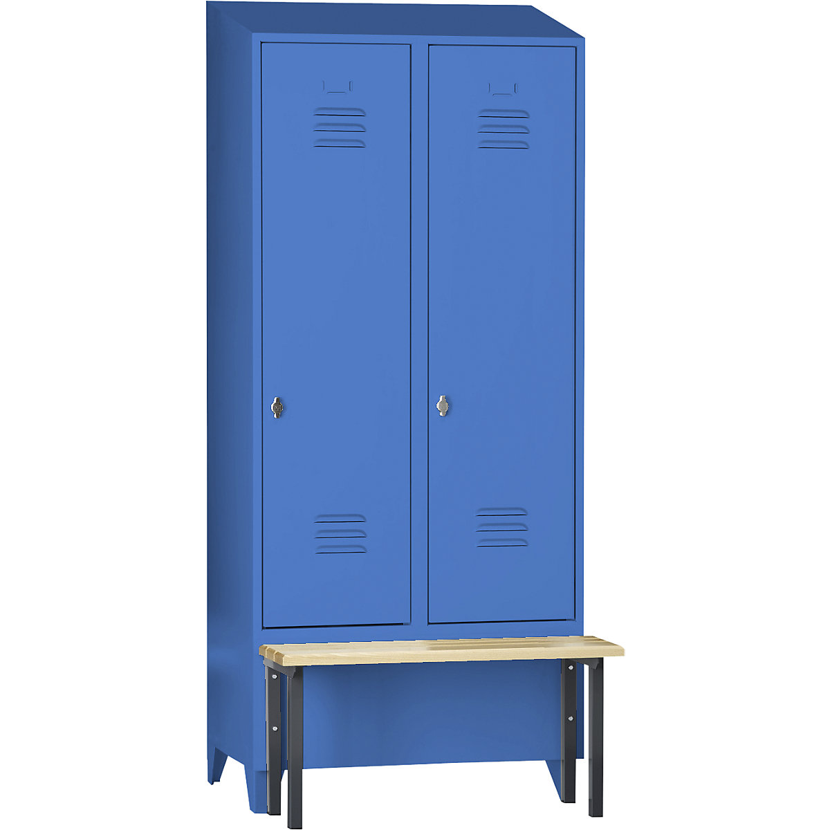 Berlin 2 bench seat clothes locker – Wolf