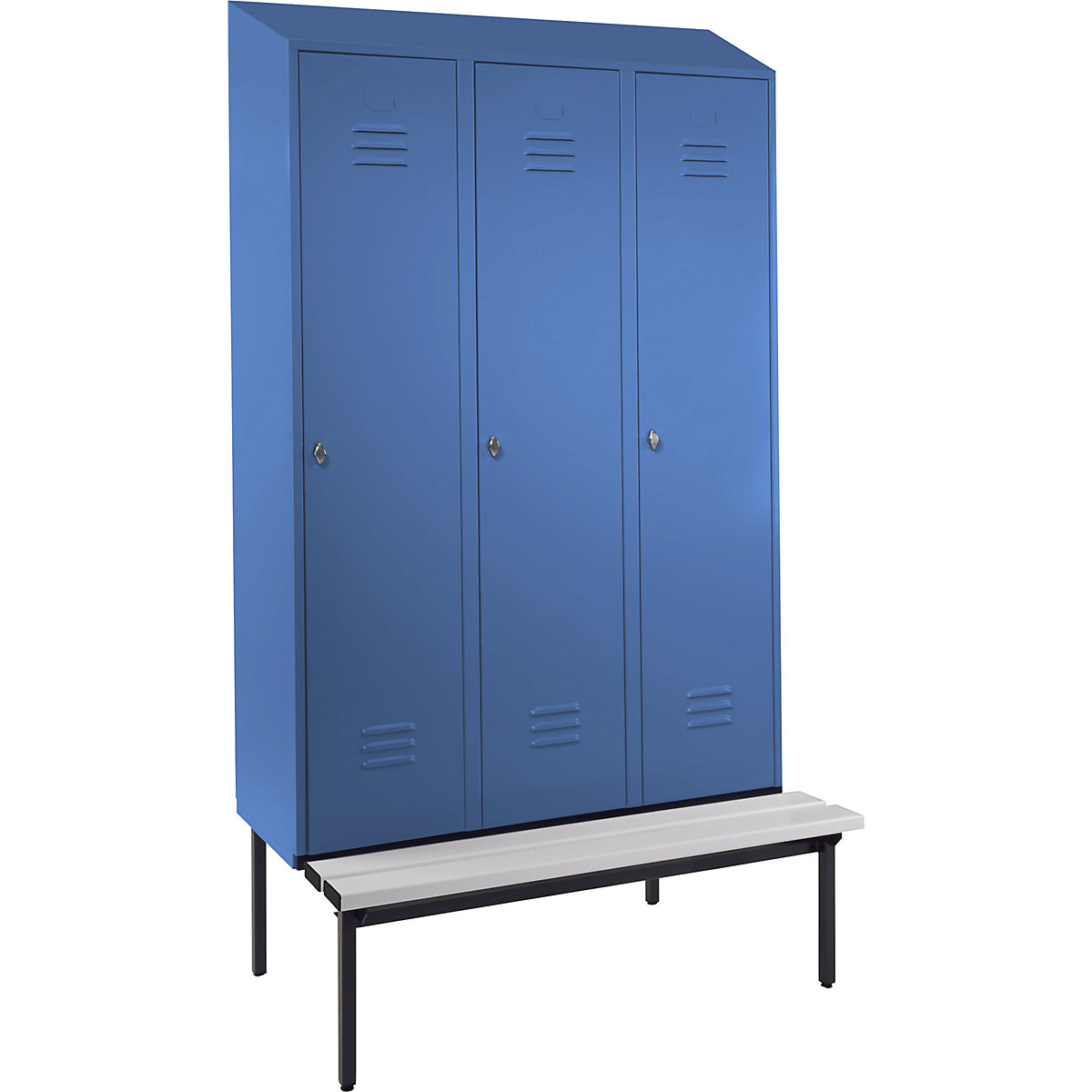 Berlin 2 bench seat clothes locker – Wolf