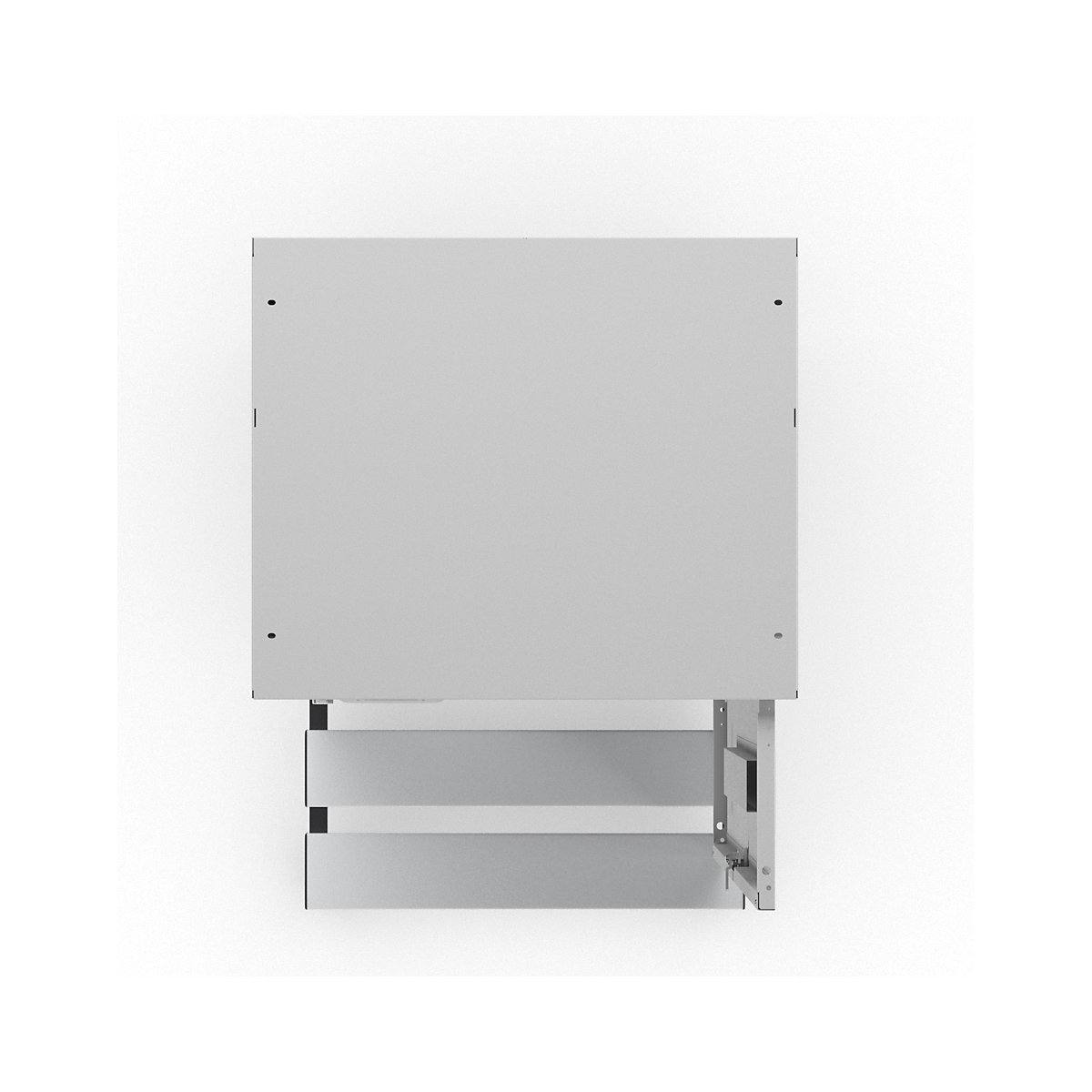 Berlin 2 bench seat clothes locker – Wolf (Product illustration 6)-5