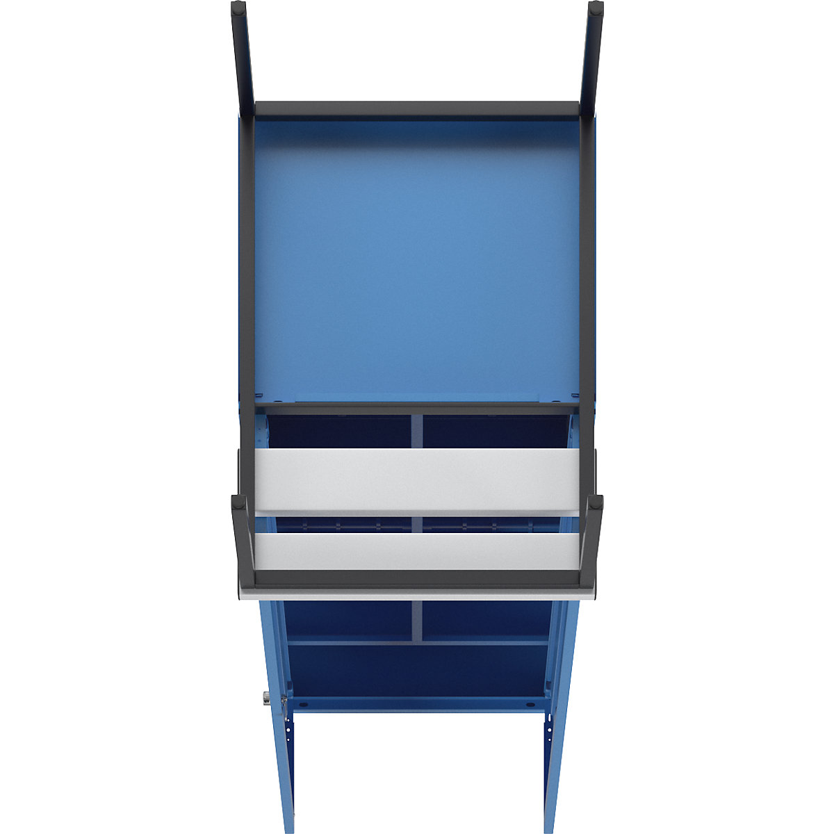 Berlin 2 clean and dirty locker with bench seat – Wolf (Product illustration 8)-7