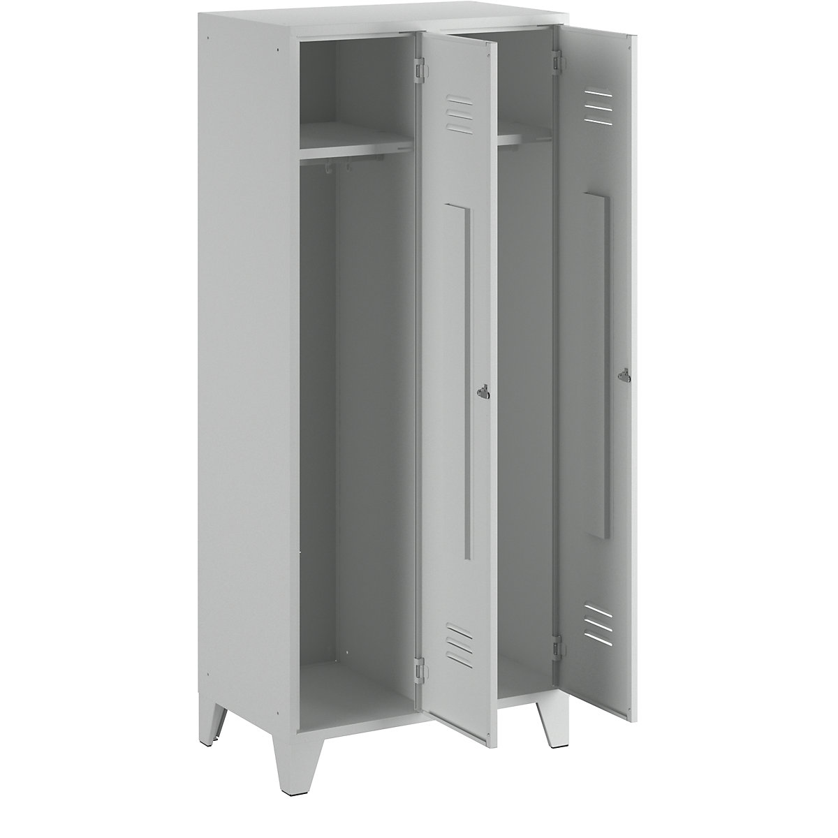 Berlin 2 clothes locker – Wolf (Product illustration 5)-4