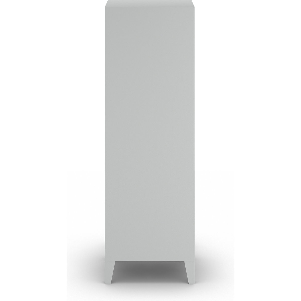 Berlin 2 clothes locker with bench seat – Wolf (Product illustration 5)-4