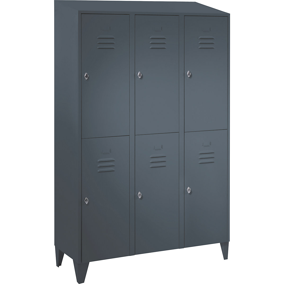 Berlin 2 double deck clothes locker - Wolf