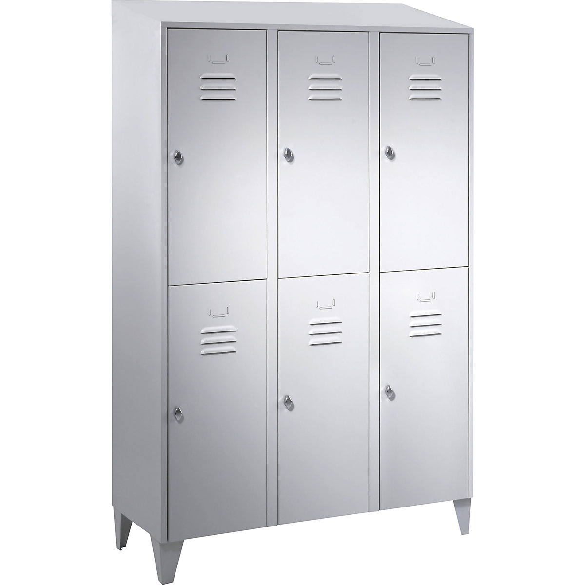 Berlin 2 double deck clothes locker - Wolf