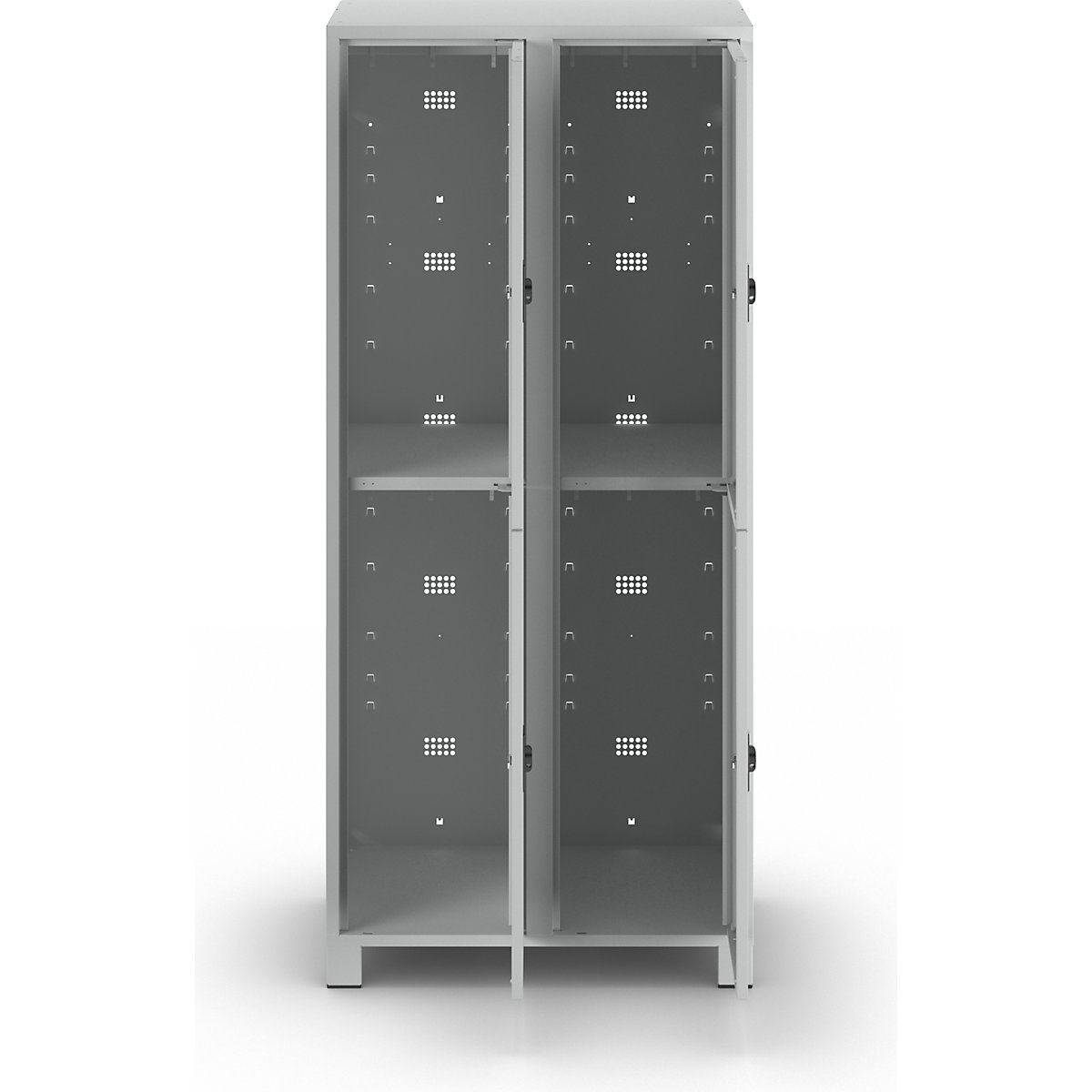 Bremen double deck clothes locker – eurokraft pro (Product illustration 4)-3